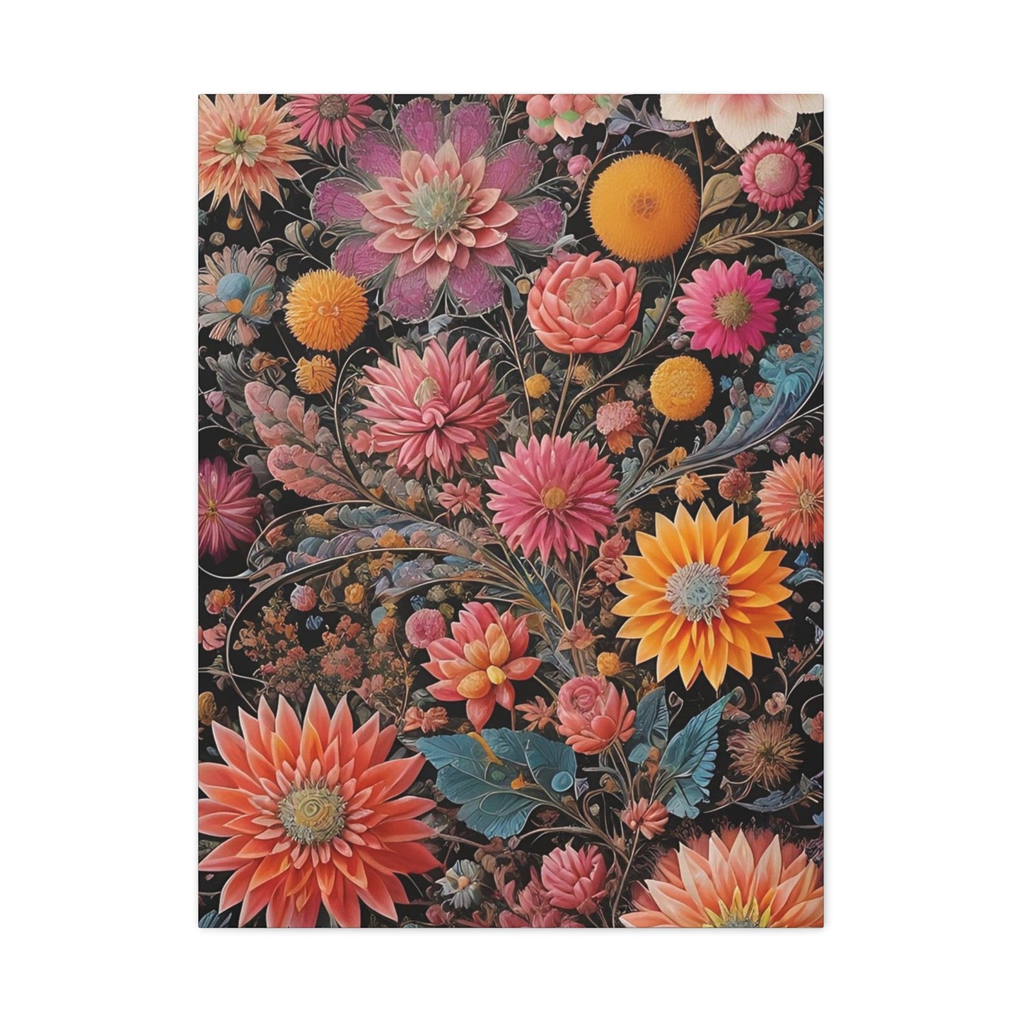 Flowers AI Gen Matte Canvas, Stretched, 1.25"