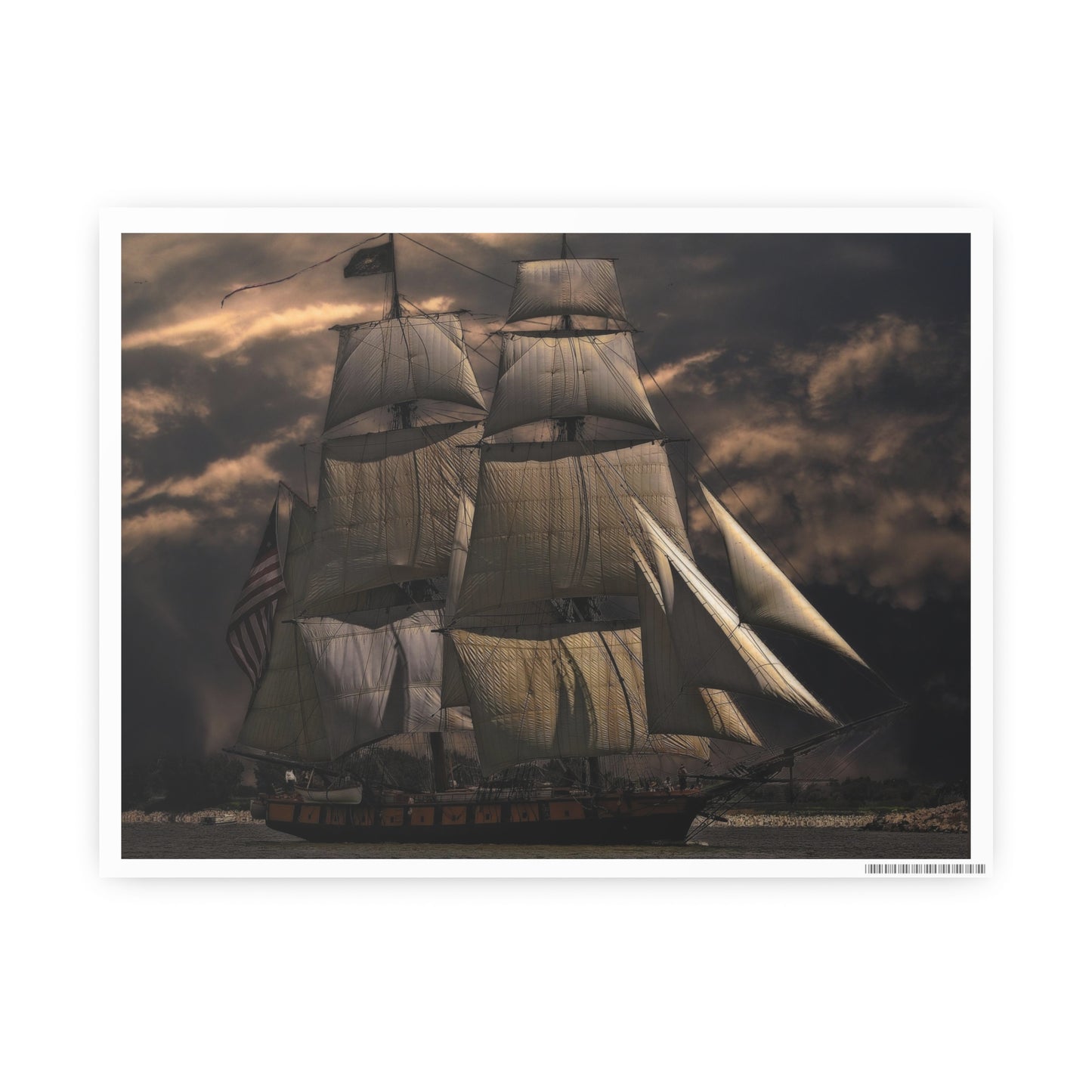 Sailing Ship Photo Art Paper Posters