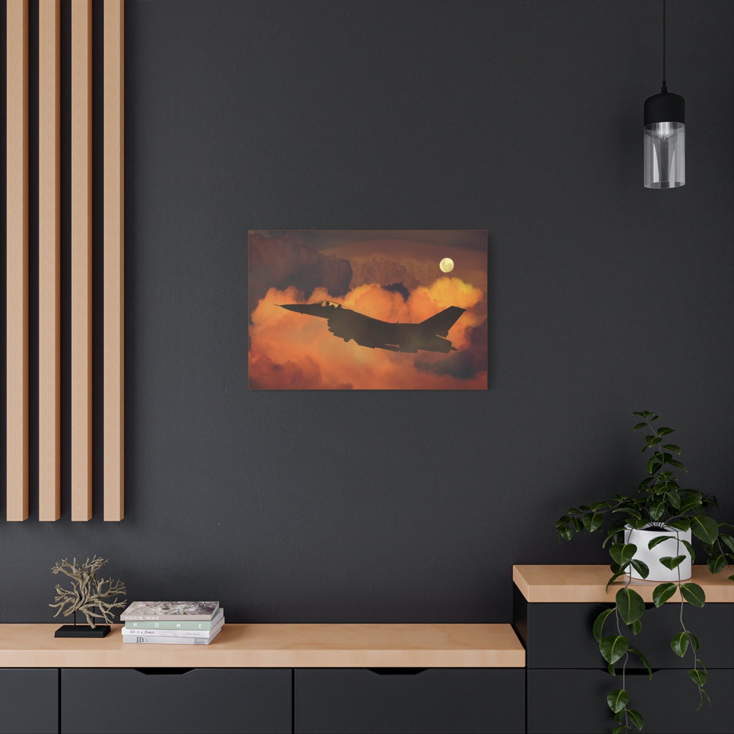 Jet Fighter Matte Canvas, Stretched, 1.25"