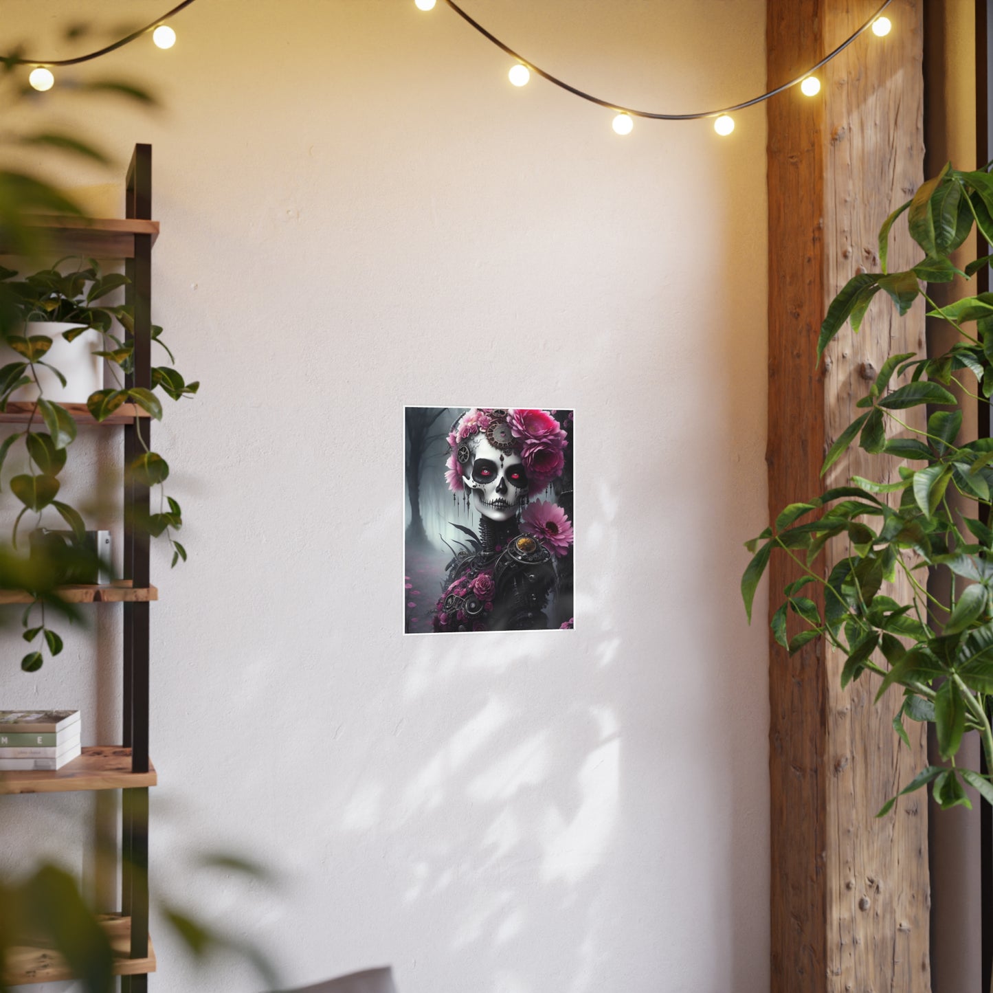 Skull AI Gen Photo Art Paper Posters