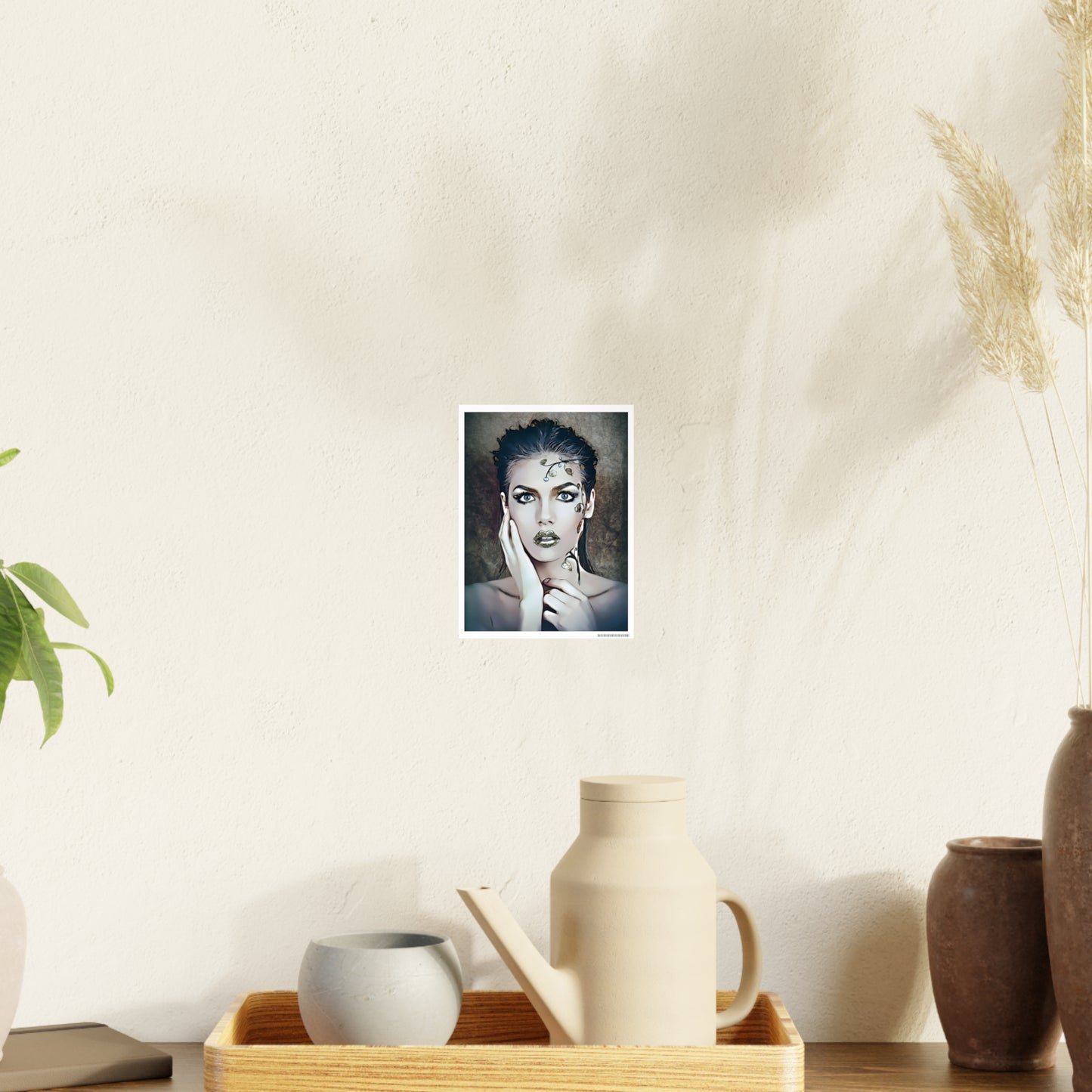 Woman Portrait Photo Art Paper Posters