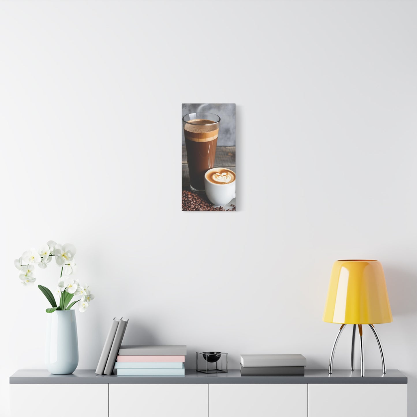 Coffee AI Gen Matte Canvas, Stretched, 1.25"