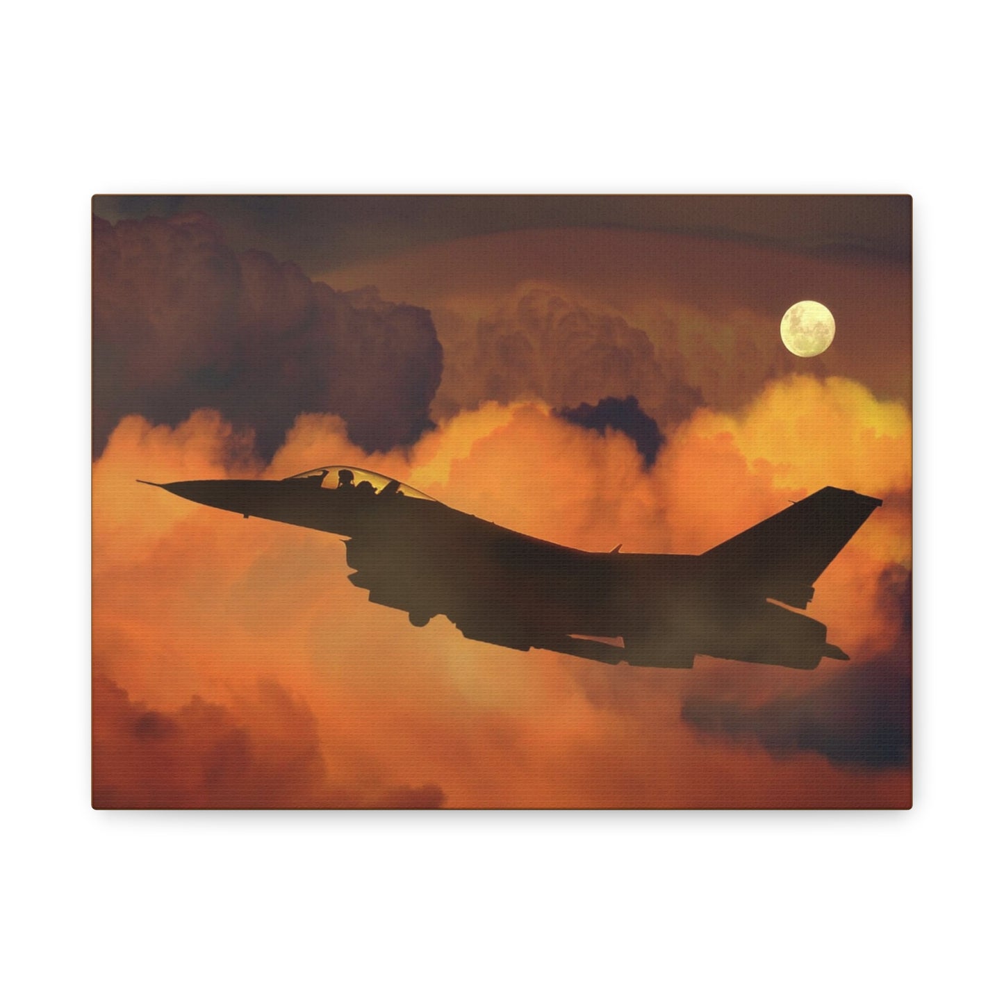 Jet Fighter Matte Canvas, Stretched, 1.25"