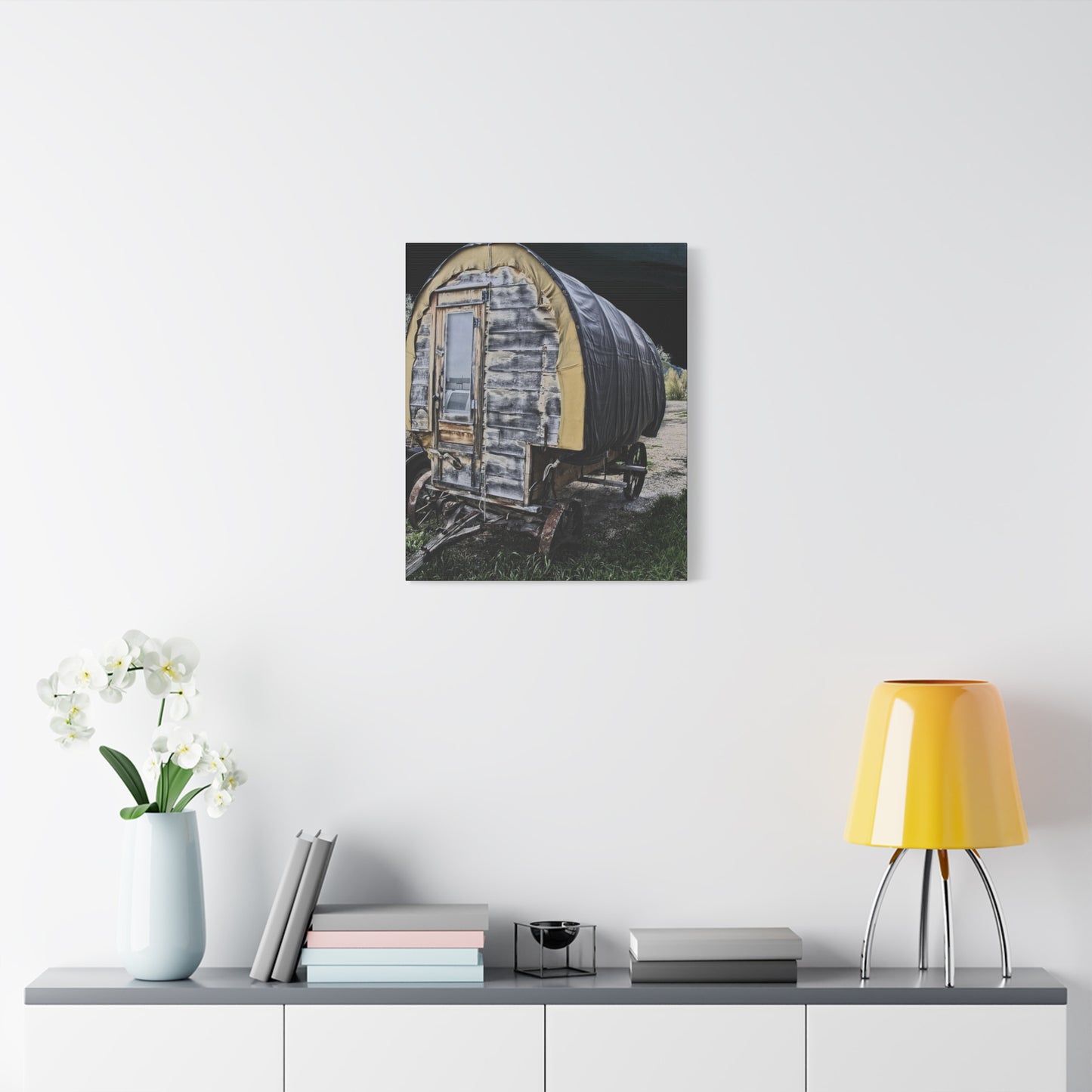 Chuck Wagon Matte Canvas, Stretched, 1.25"