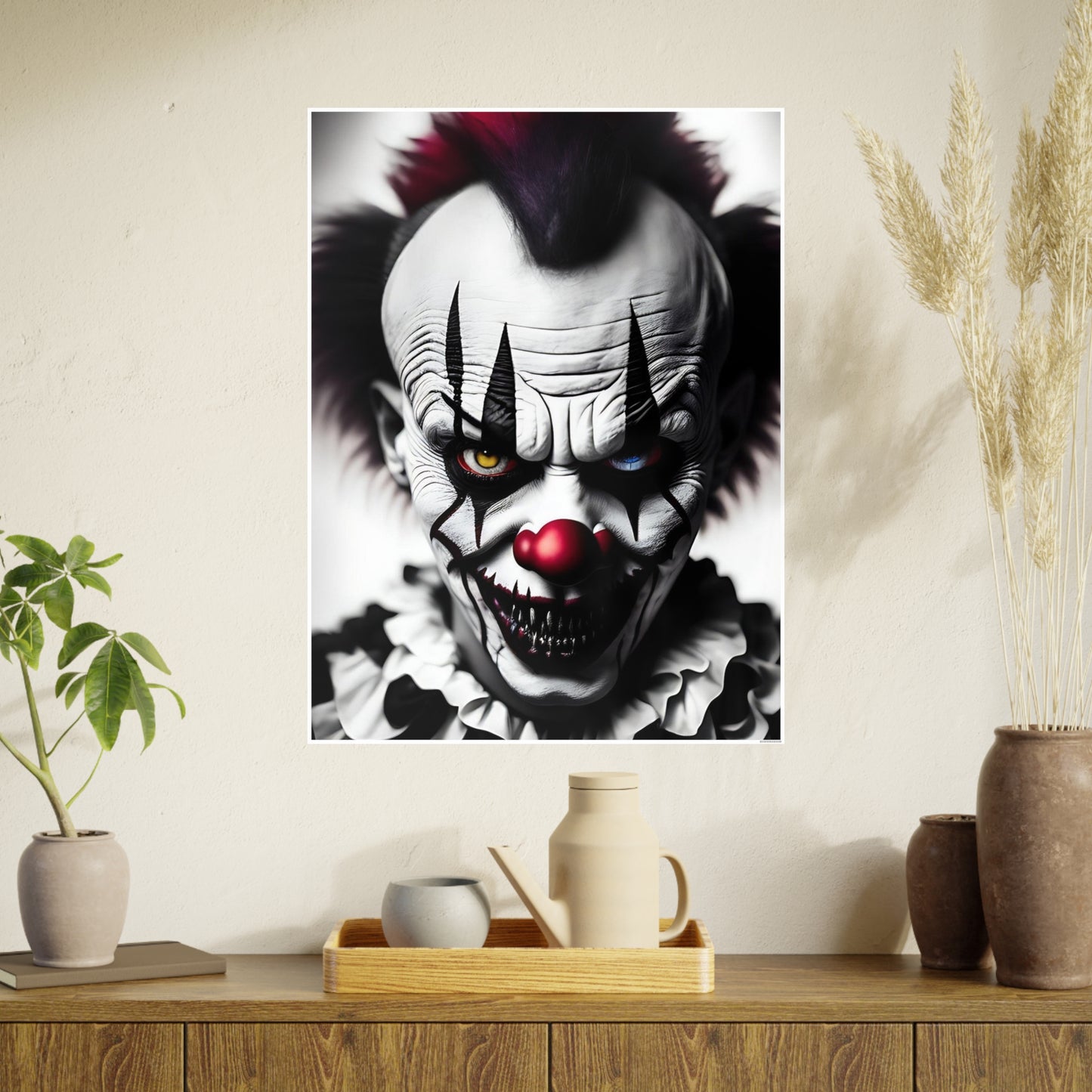 Clown AI Gen Photo Art Paper Posters