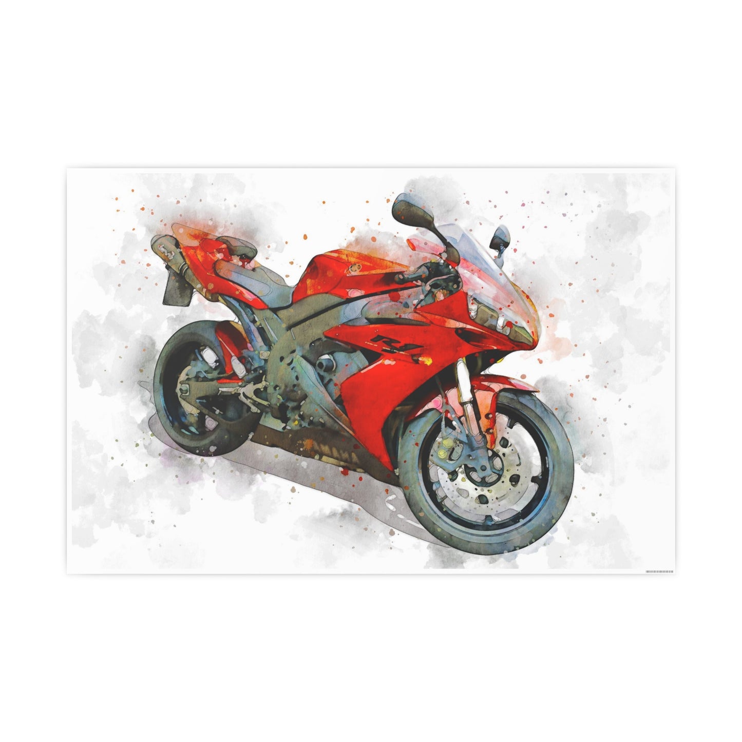 Yamaha R1 Photo Art Paper Posters