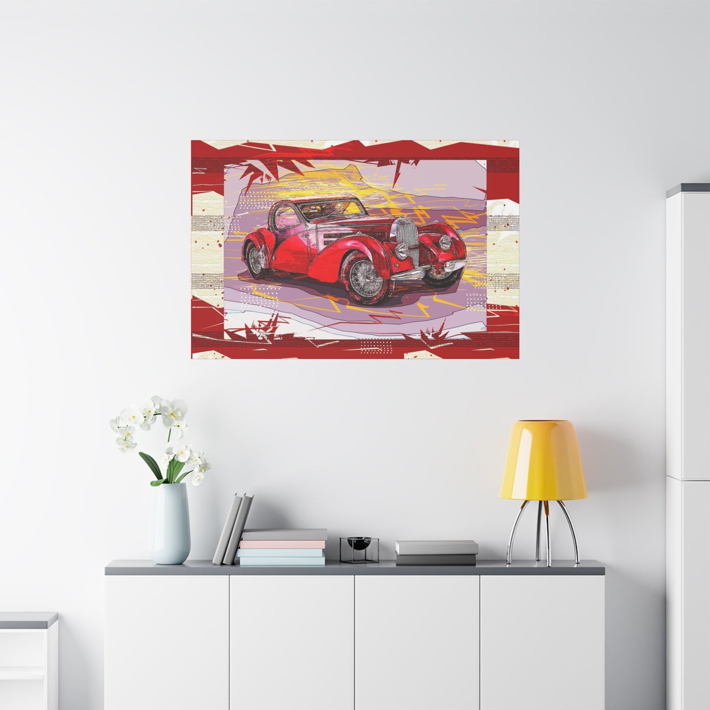 Bugatti Matte Canvas, Stretched, 1.25"