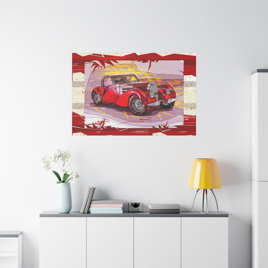 Bugatti Matte Canvas, Stretched, 1.25"