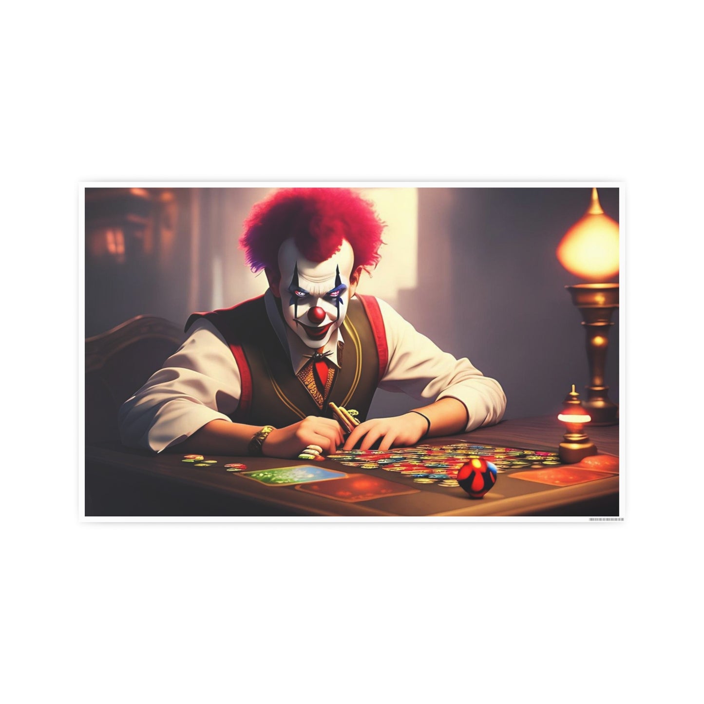 Clown AI Gen Photo Art Paper Posters