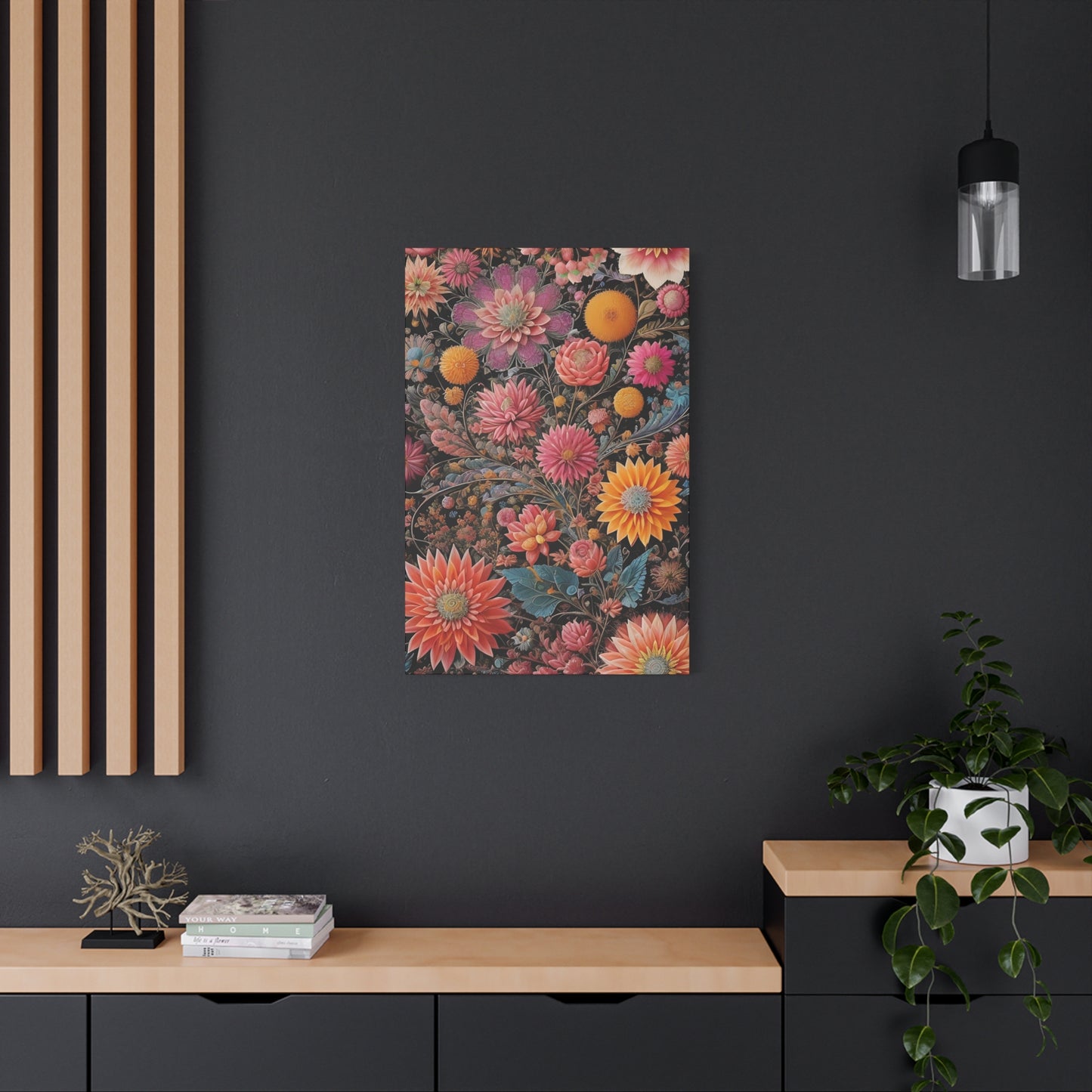 Flowers AI Gen Matte Canvas, Stretched, 1.25"