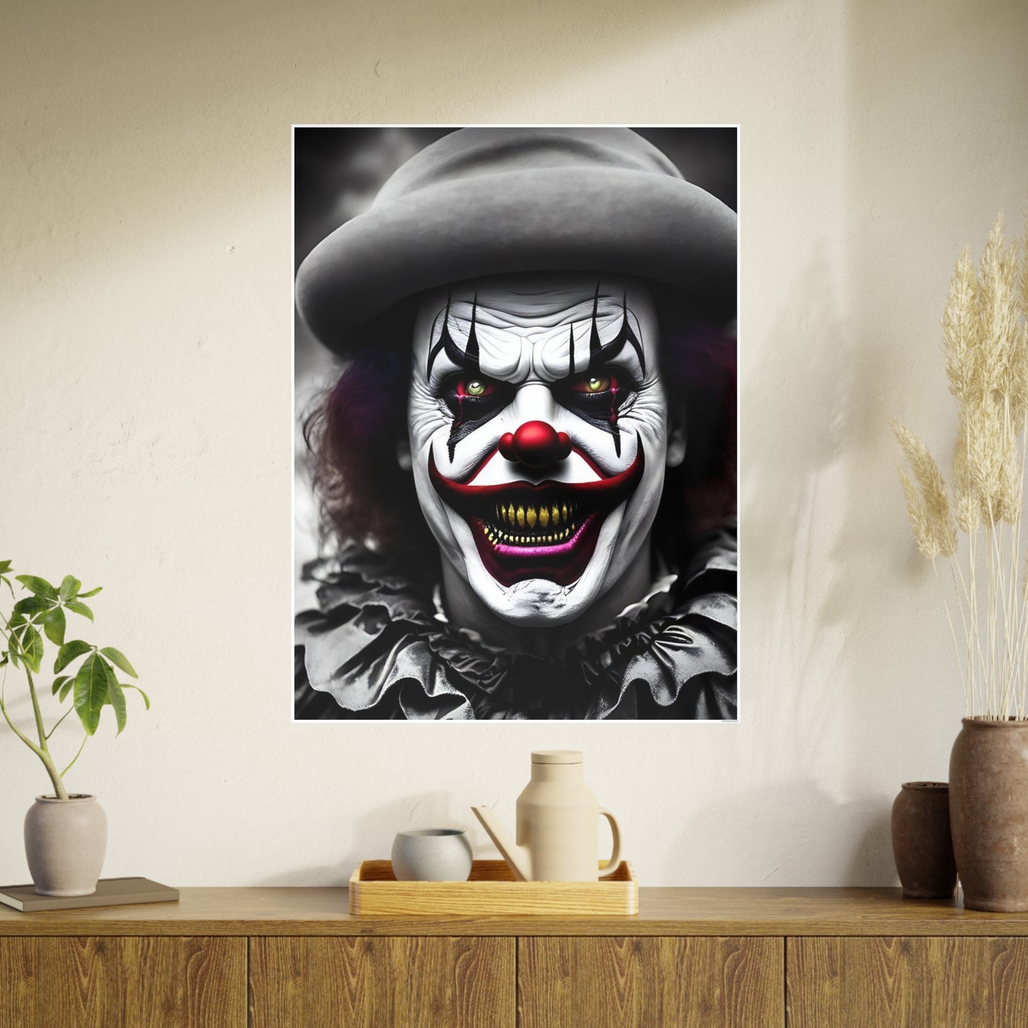 Clown AI Gen Photo Art Paper Posters