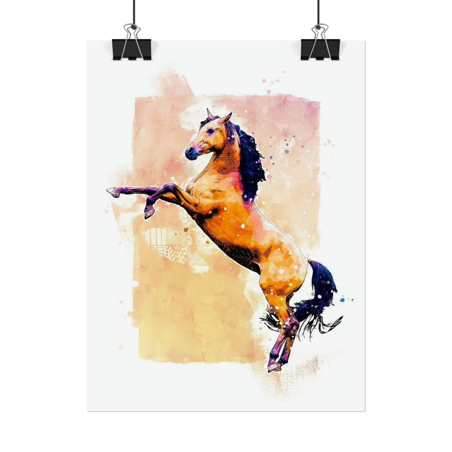 Horse Rolled Posters