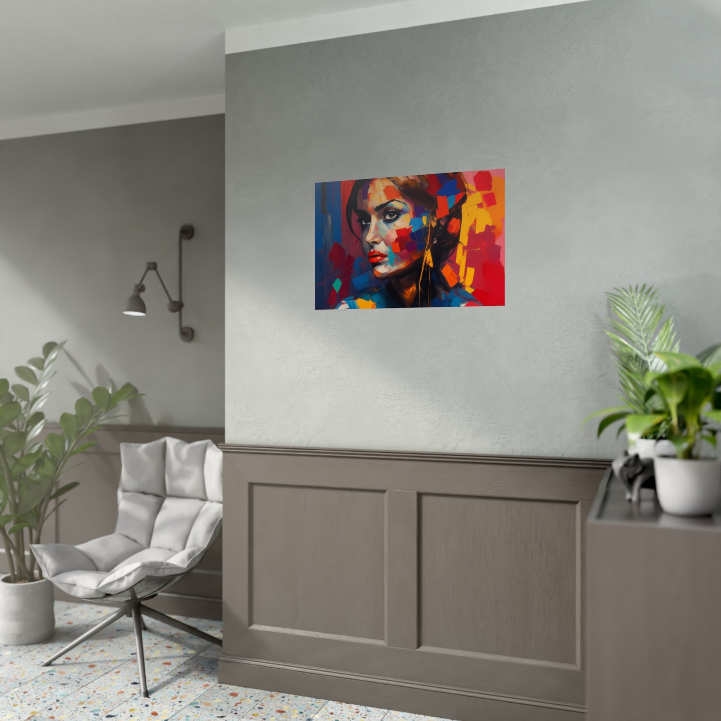 Woman AI Gen Rolled Posters