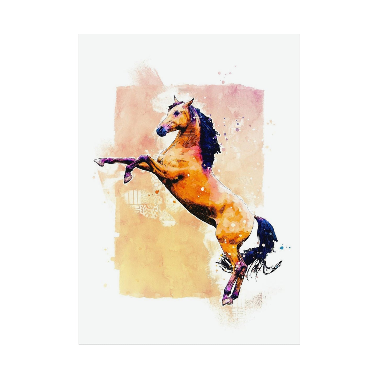 Horse Rolled Posters