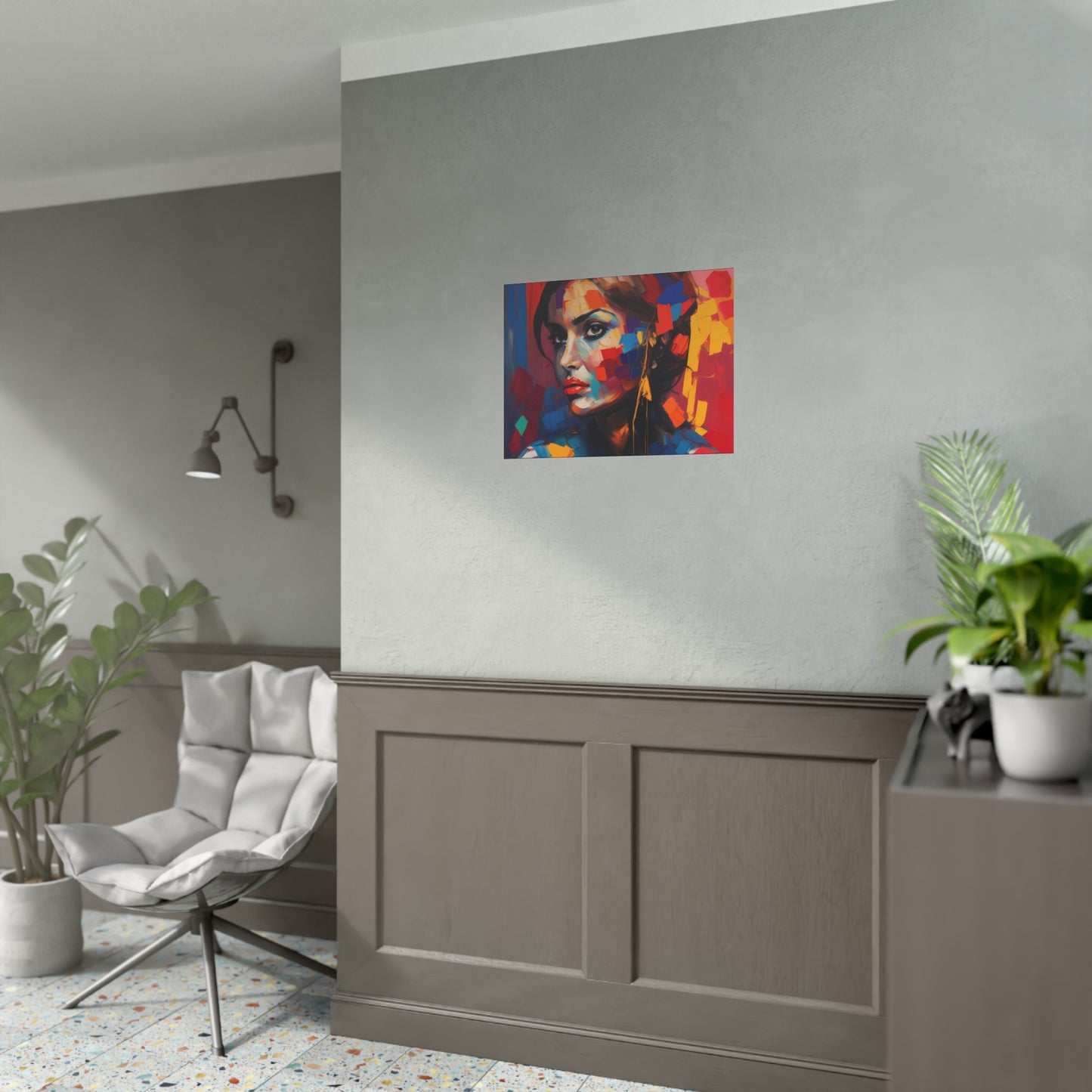 Woman AI Gen Rolled Posters
