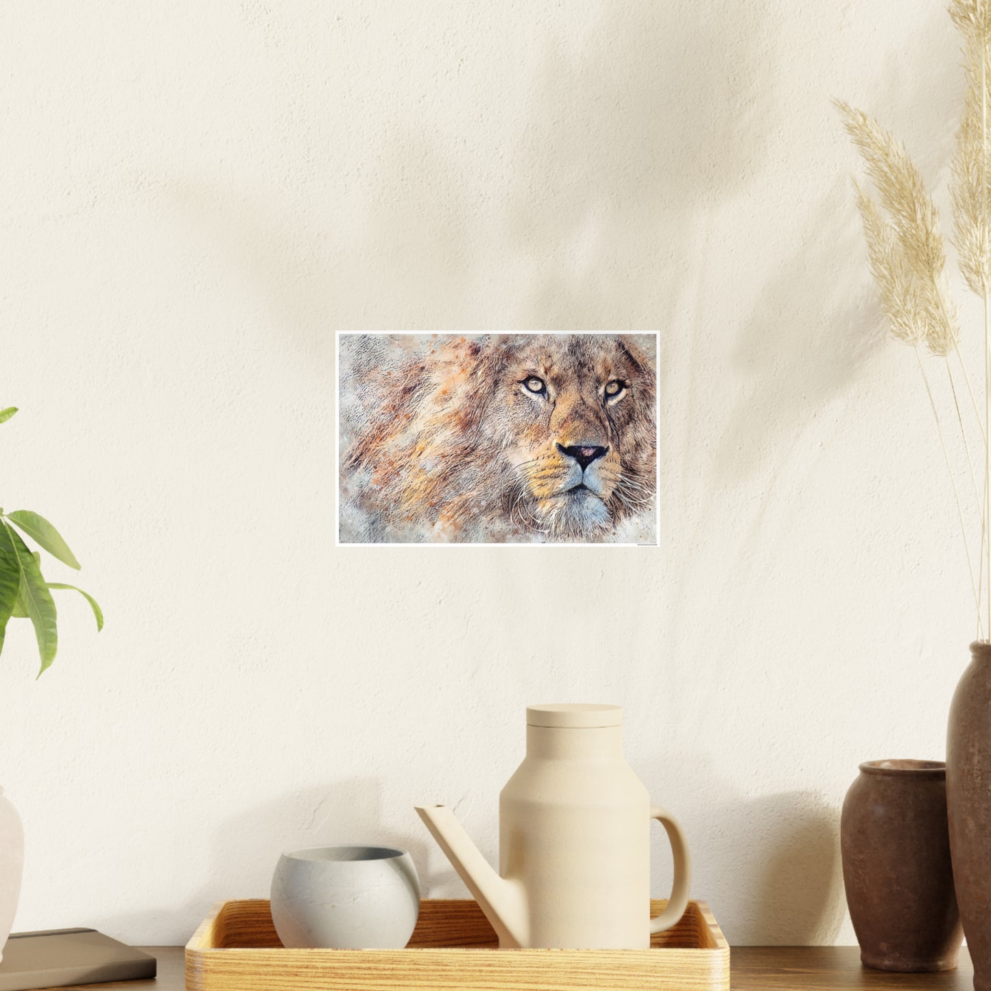 Lion Photo Art Paper Posters