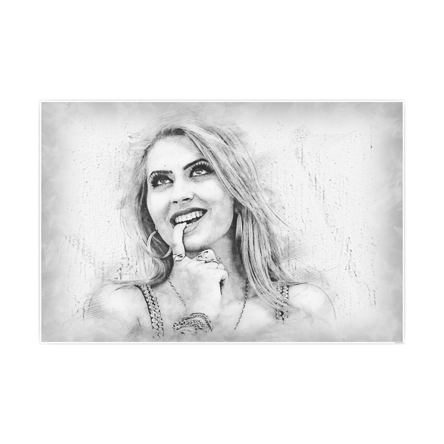 Woman Photo Art Paper Posters