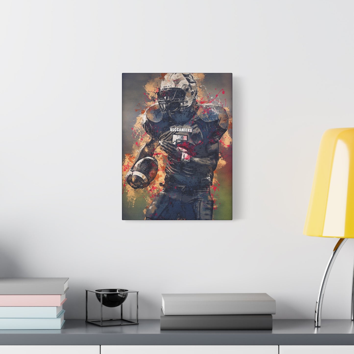 Football Matte Canvas, Stretched, 1.25"