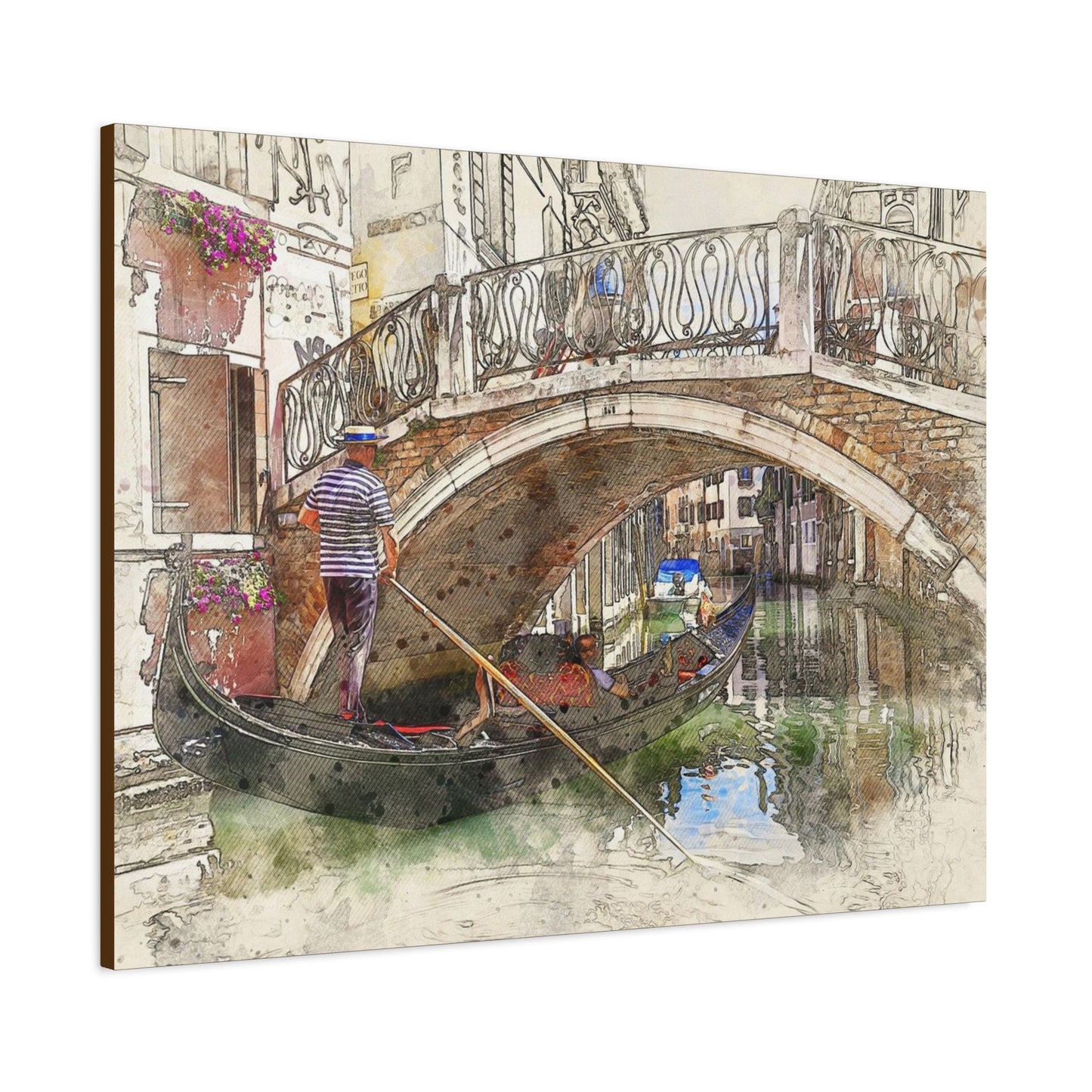 Gondola Matte Canvas, Stretched, 1.25"