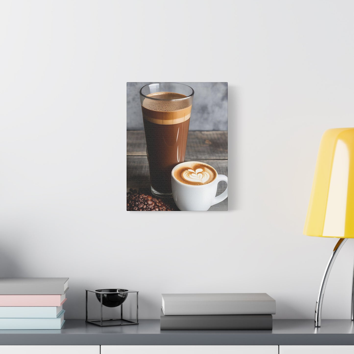 Coffee AI Gen Matte Canvas, Stretched, 1.25"