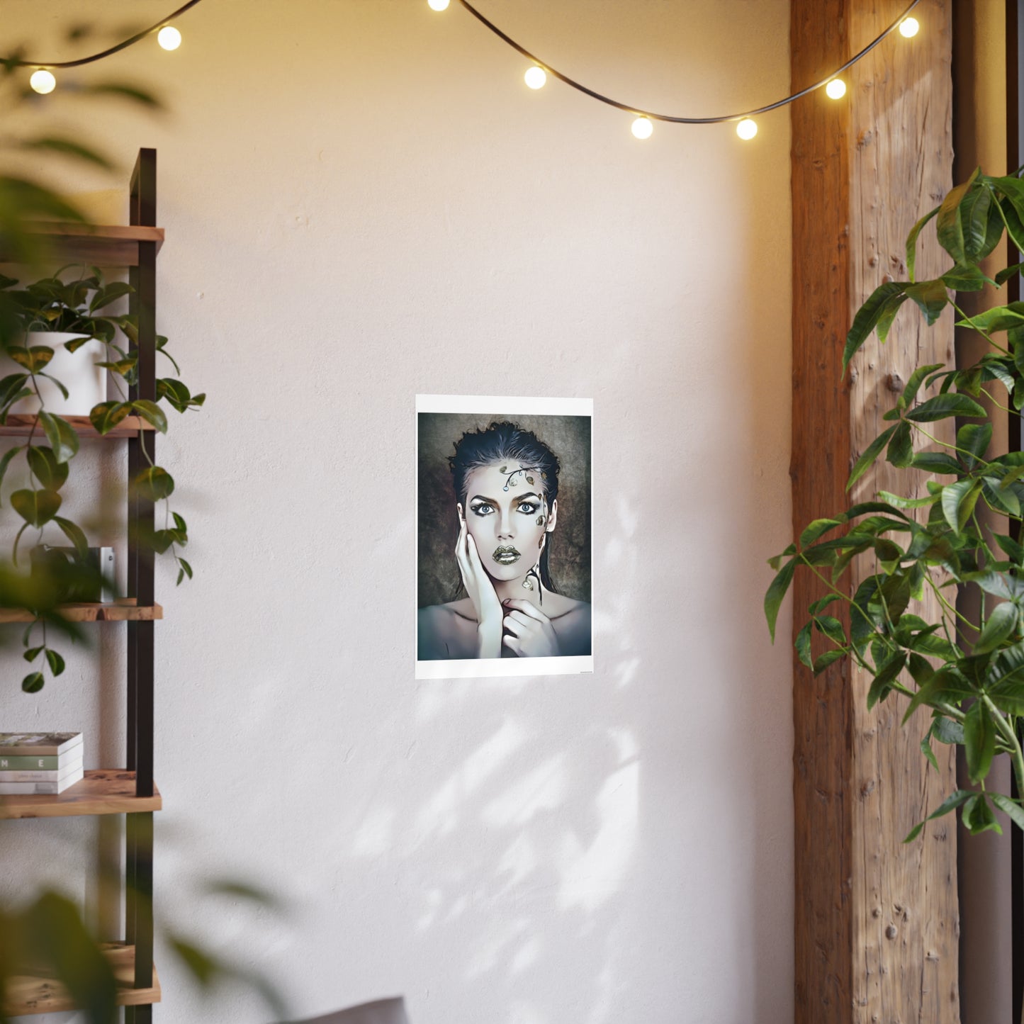 Woman Portrait Photo Art Paper Posters