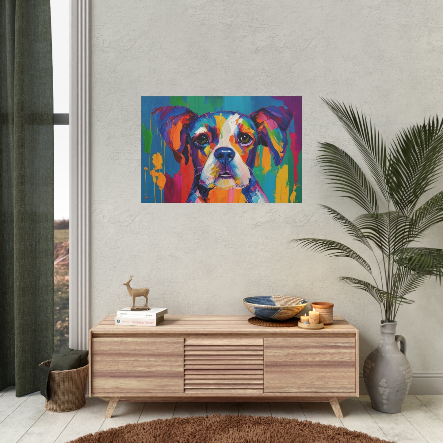 Dog AI Gen Rolled Posters