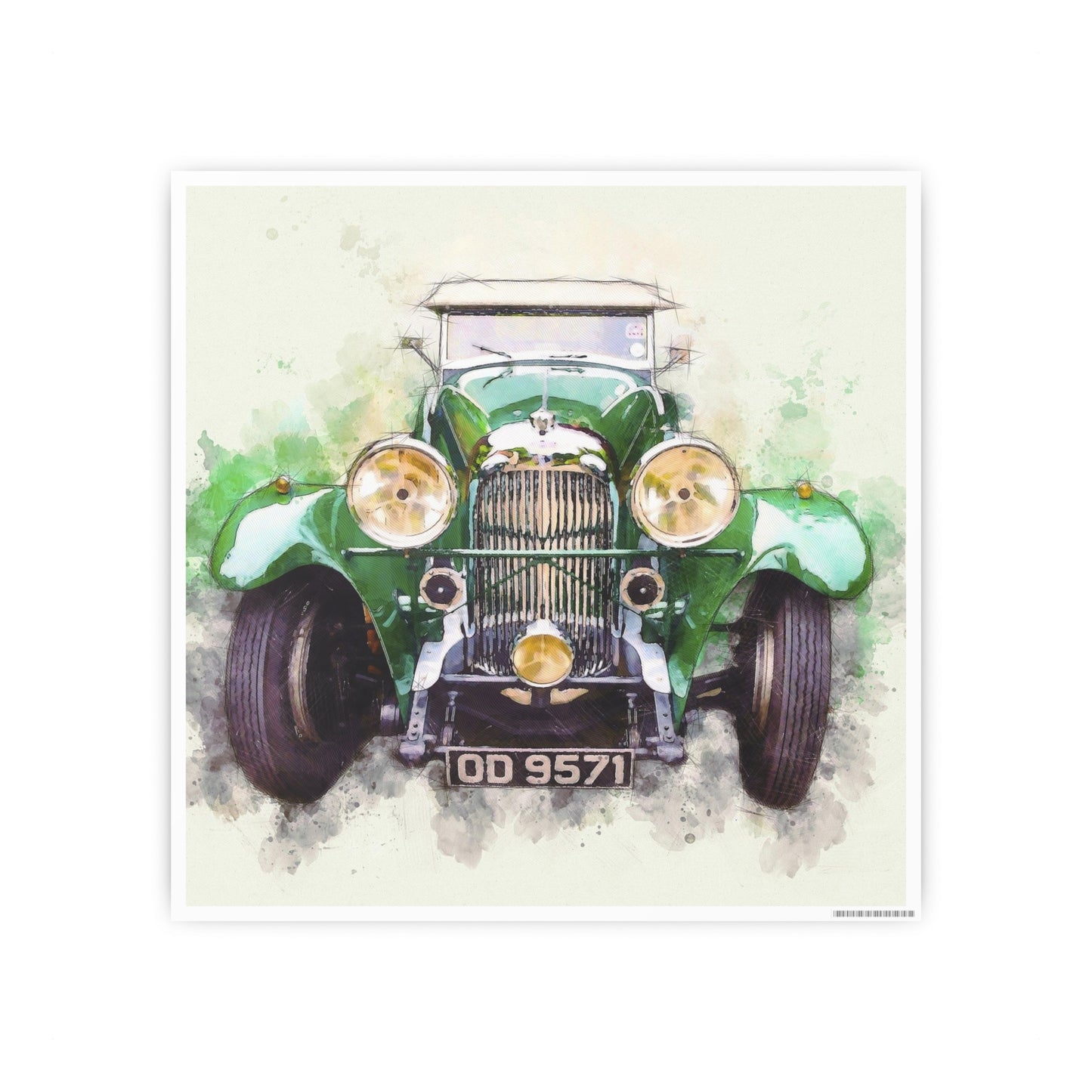 Car Photo Art Paper Posters