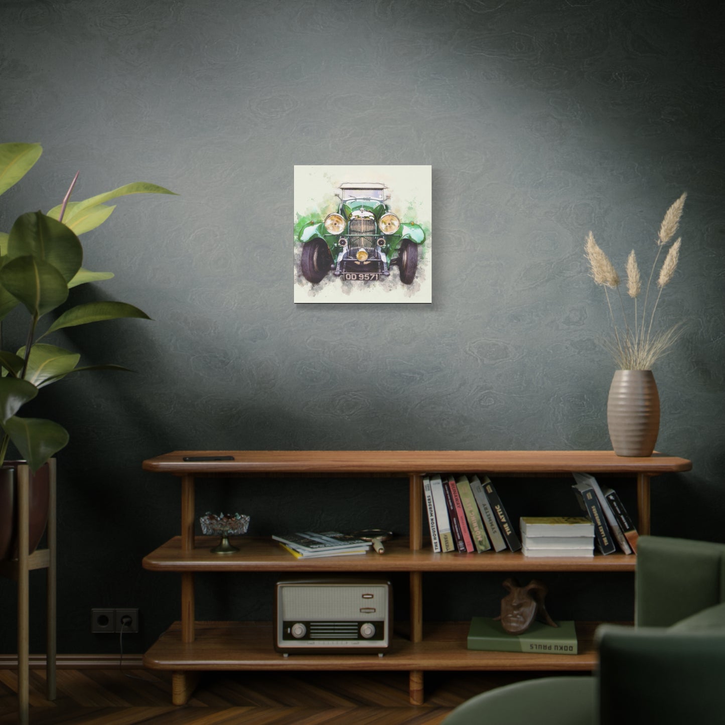 Car Matte Canvas, Stretched, 1.25"