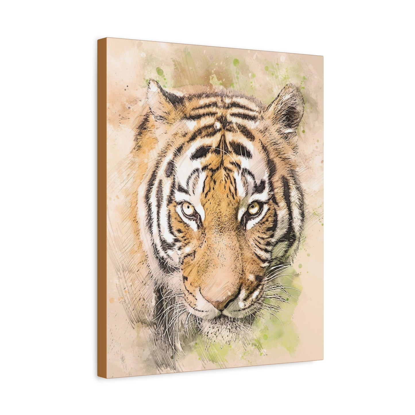 Tiger Matte Canvas, Stretched, 1.25"