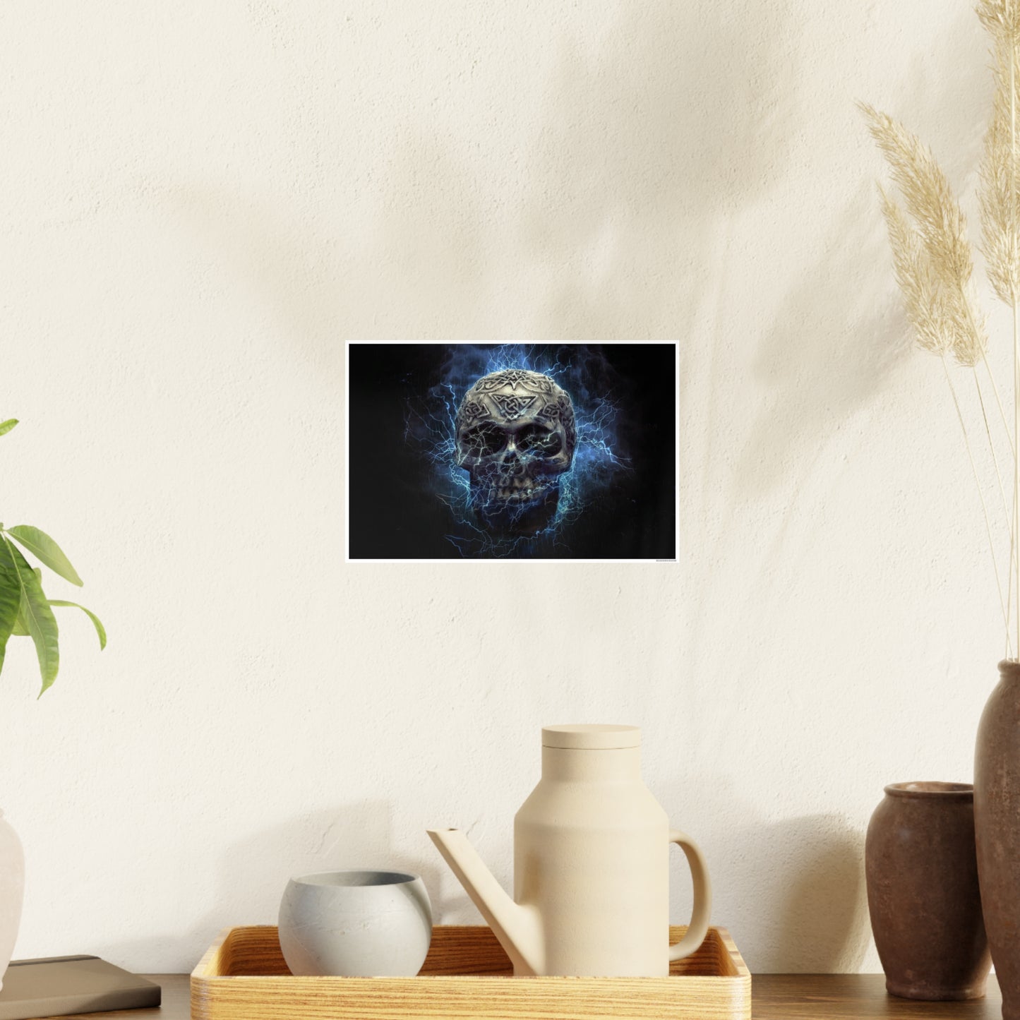 Skull Photo Art Paper Posters