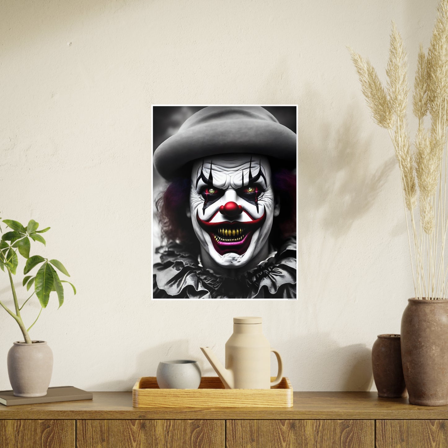 Clown AI Gen Photo Art Paper Posters