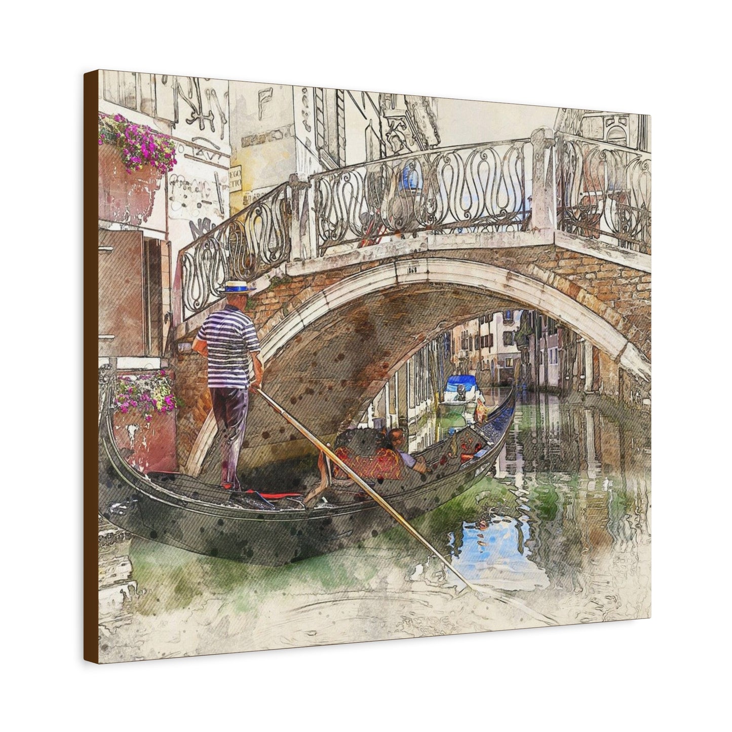Gondola Matte Canvas, Stretched, 1.25"