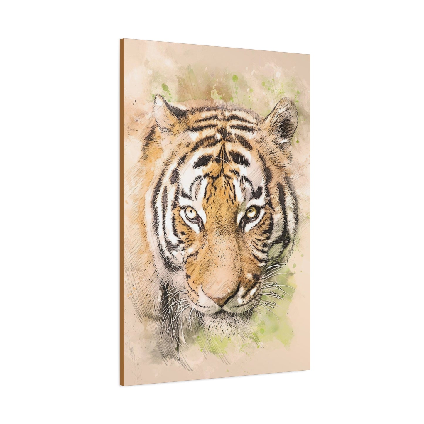 Tiger Matte Canvas, Stretched, 1.25"