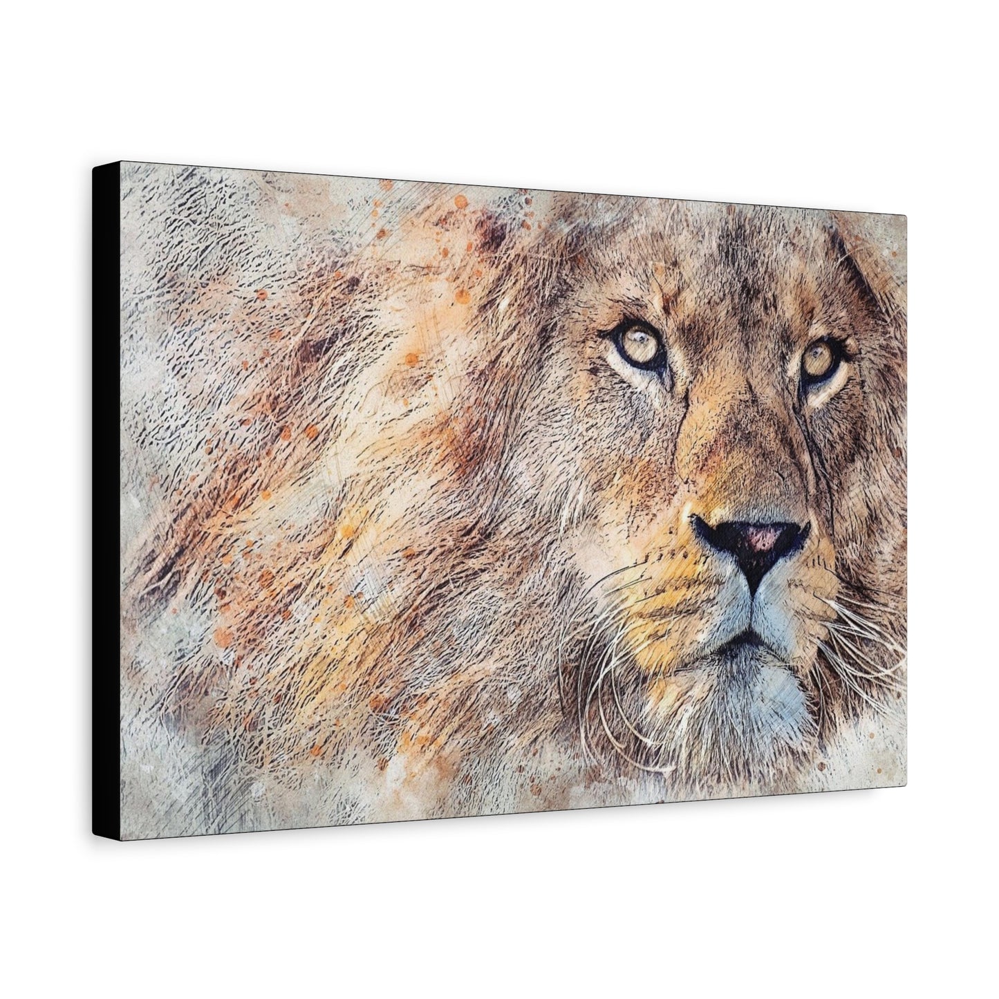Lion Matte Canvas, Stretched, 1.25"
