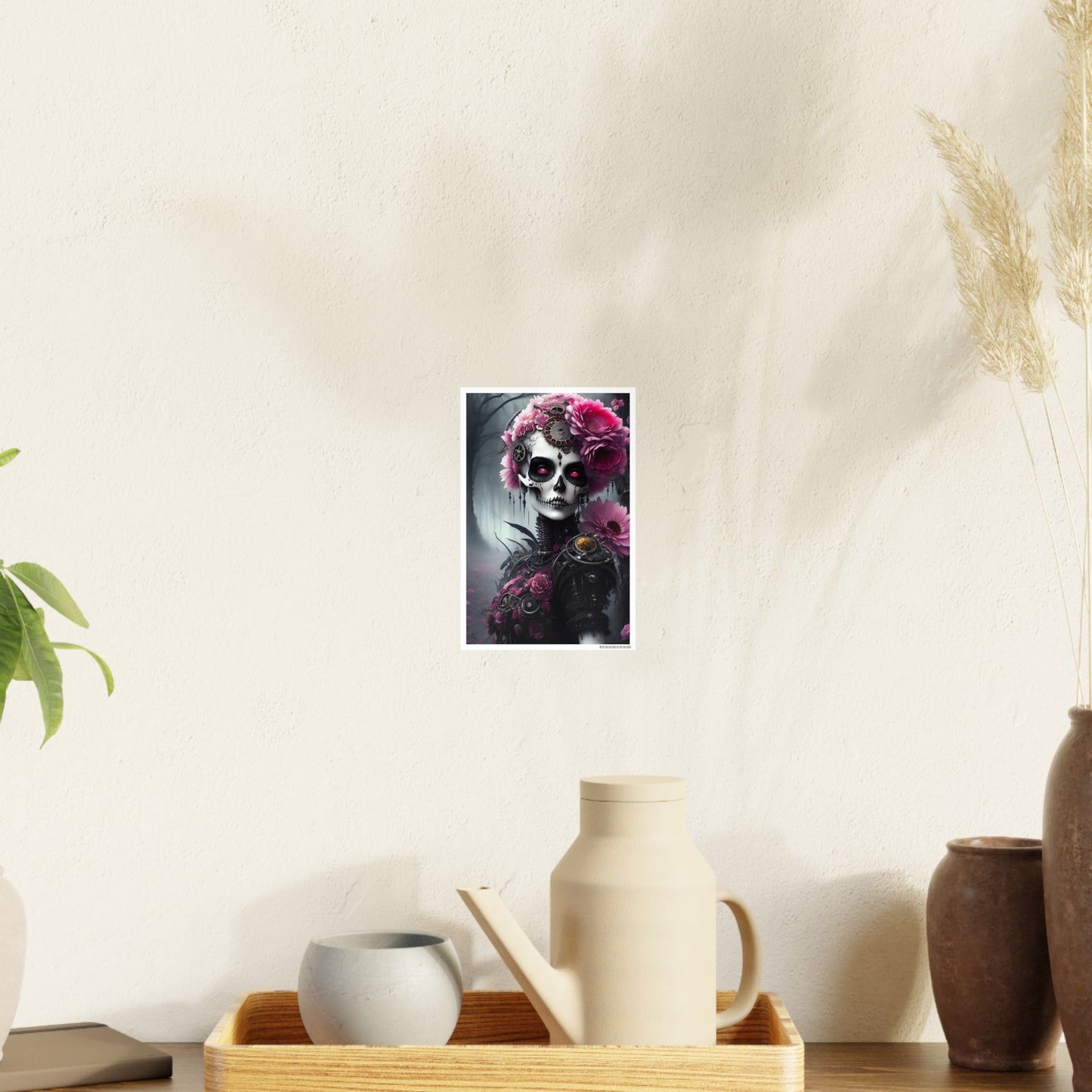 Skull AI Gen Photo Art Paper Posters
