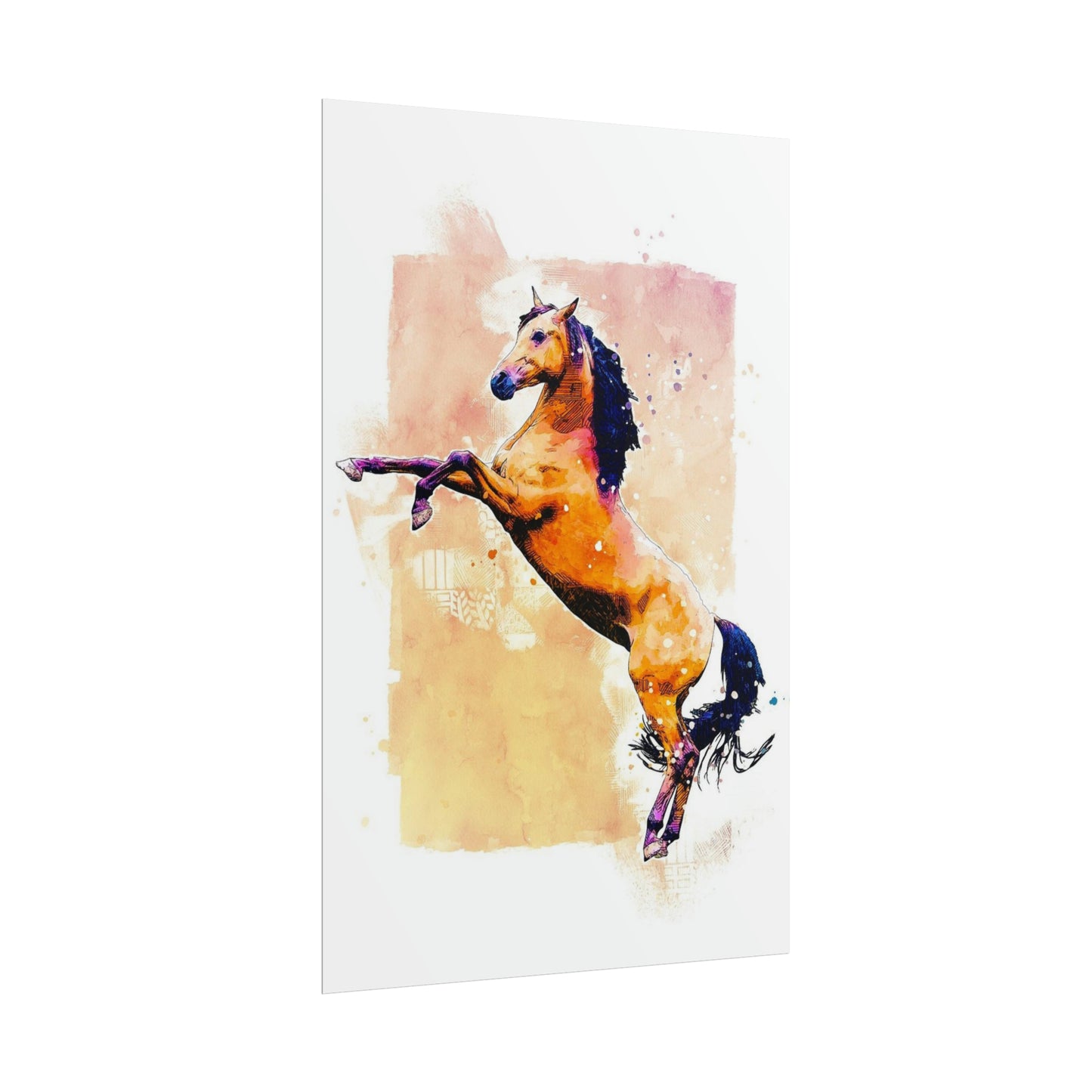 Horse Rolled Posters