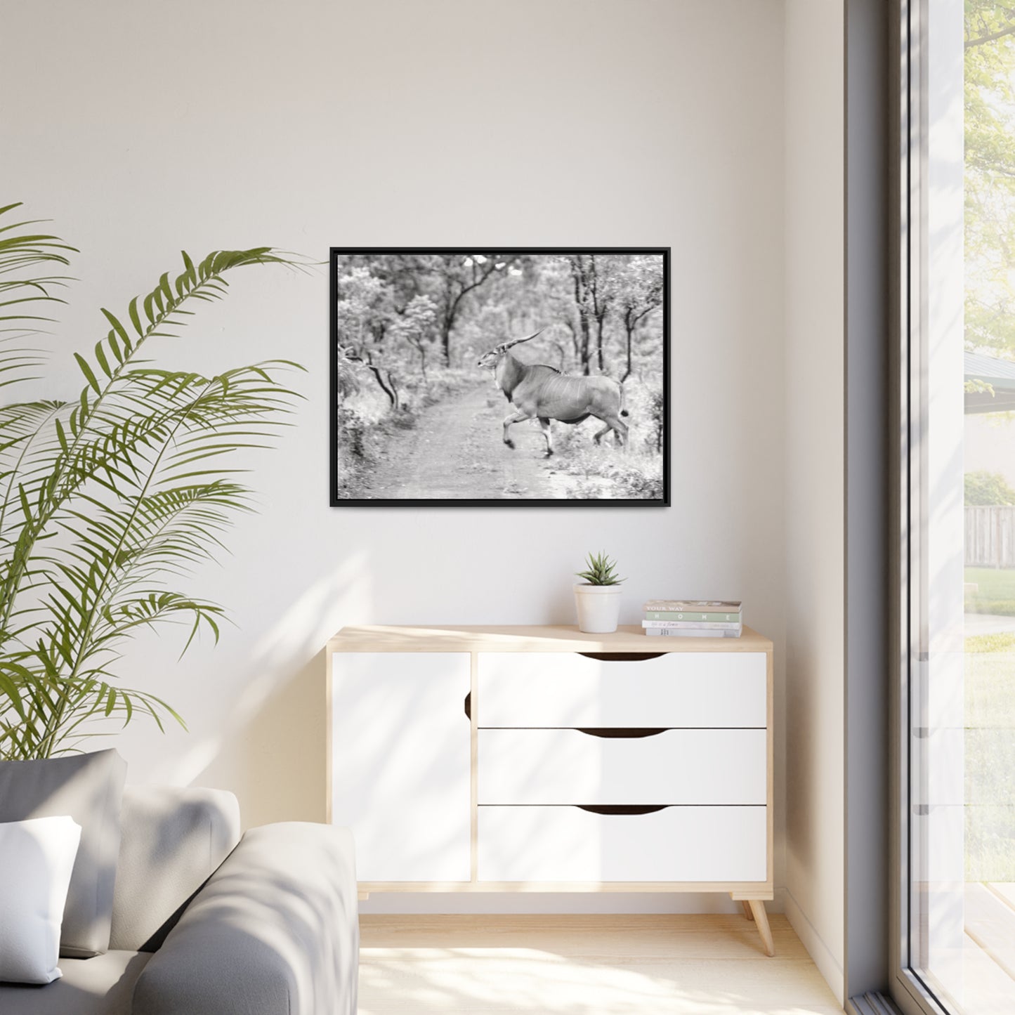 Elk Matte Canvas, Black Frame