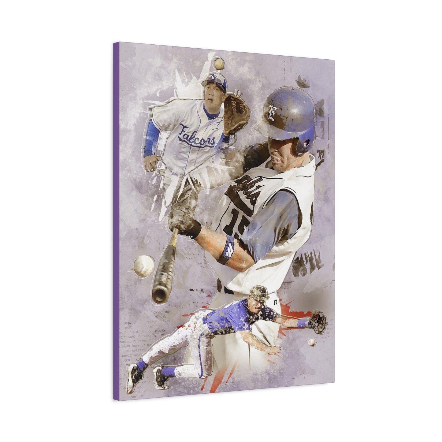 Baseball Matte Canvas, Stretched, 1.25"