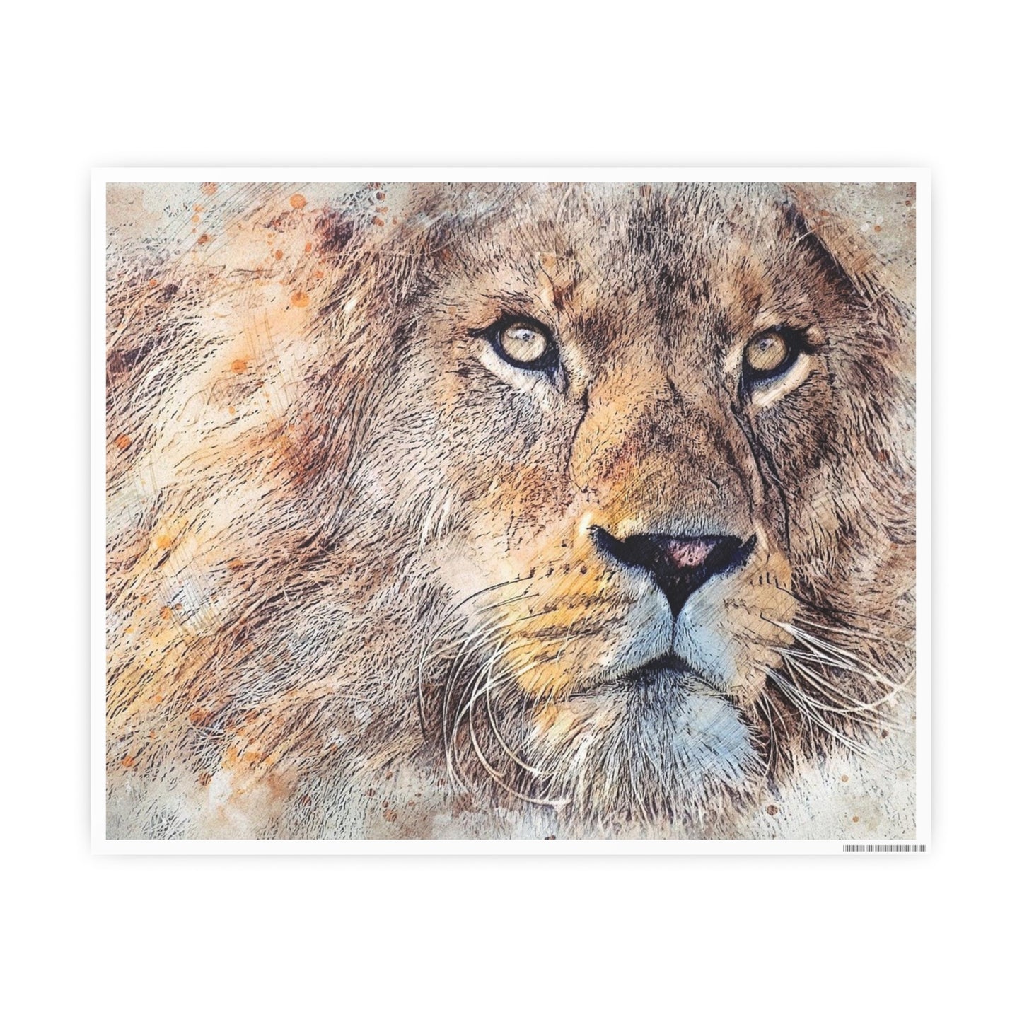 Lion Photo Art Paper Posters