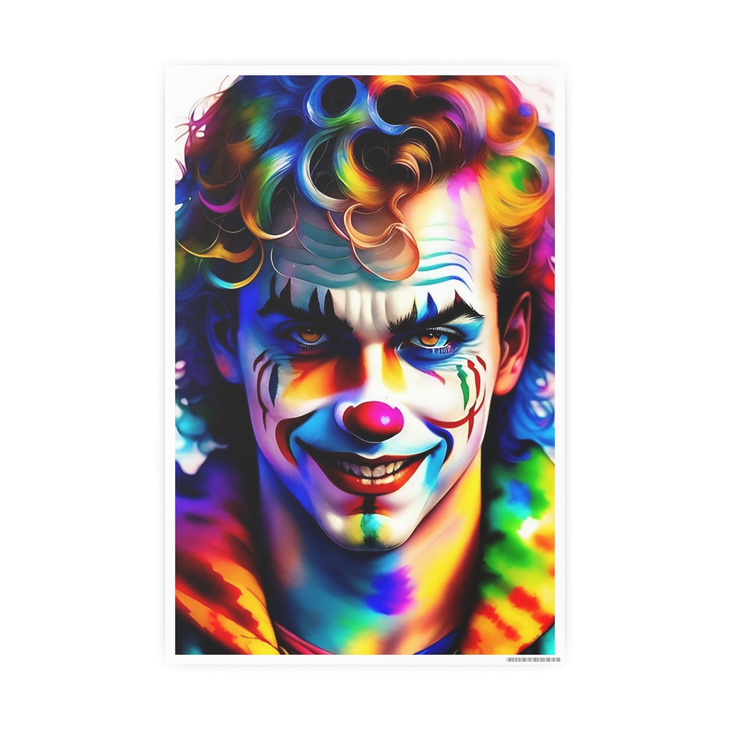Clown AI Gen Photo Art Paper Posters