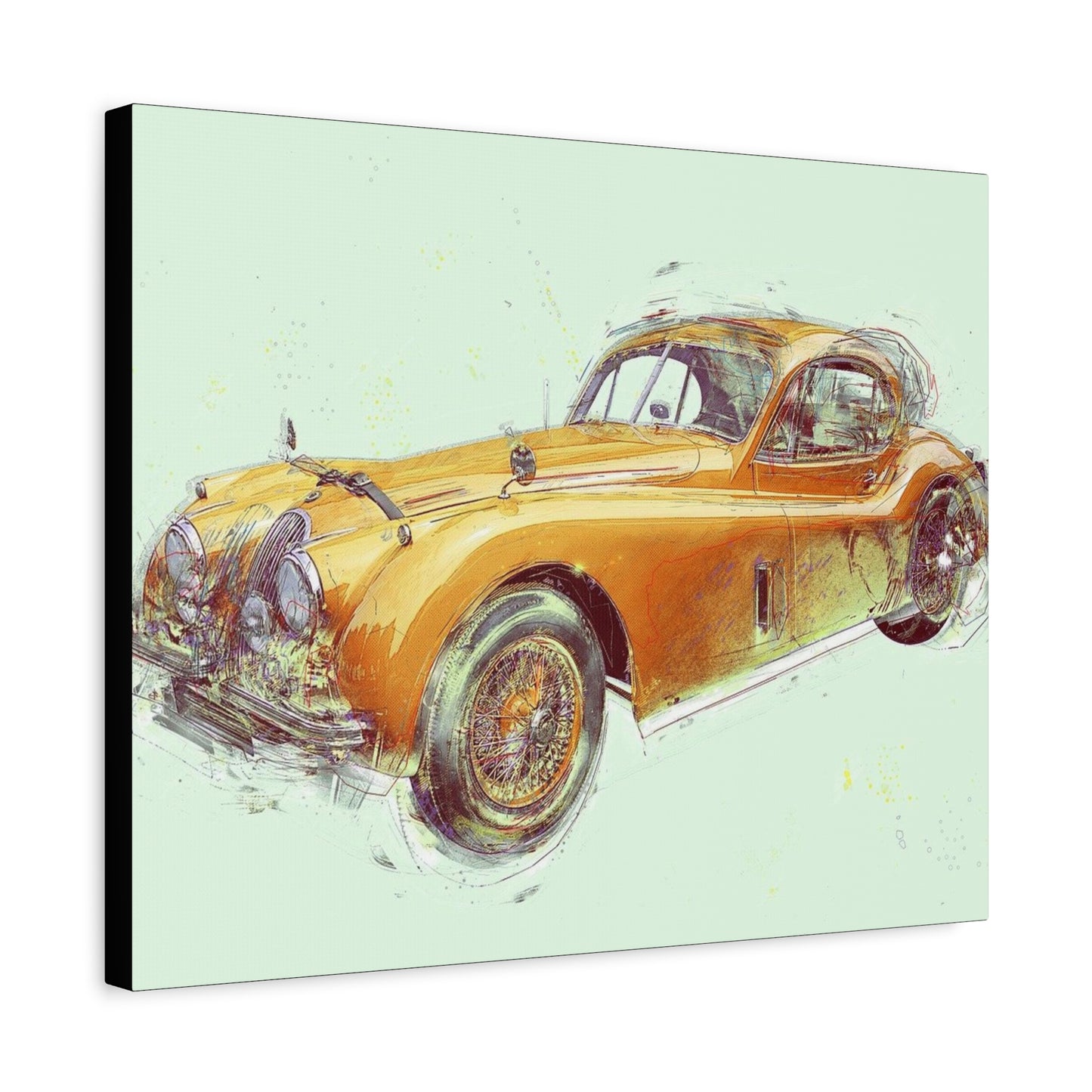 Jaguar Matte Canvas, Stretched, 1.25"