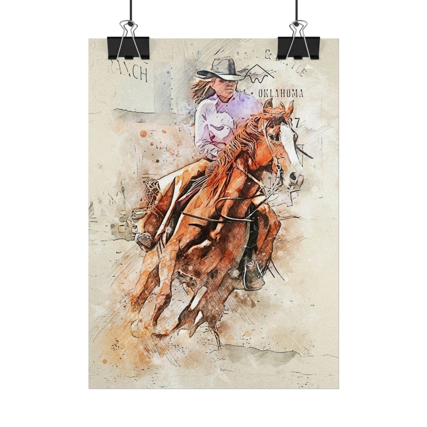 Rodeo Rolled Posters