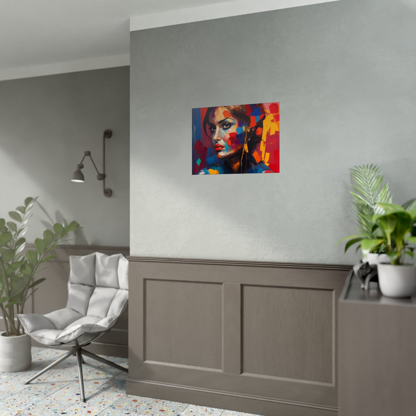Woman AI Gen Rolled Posters