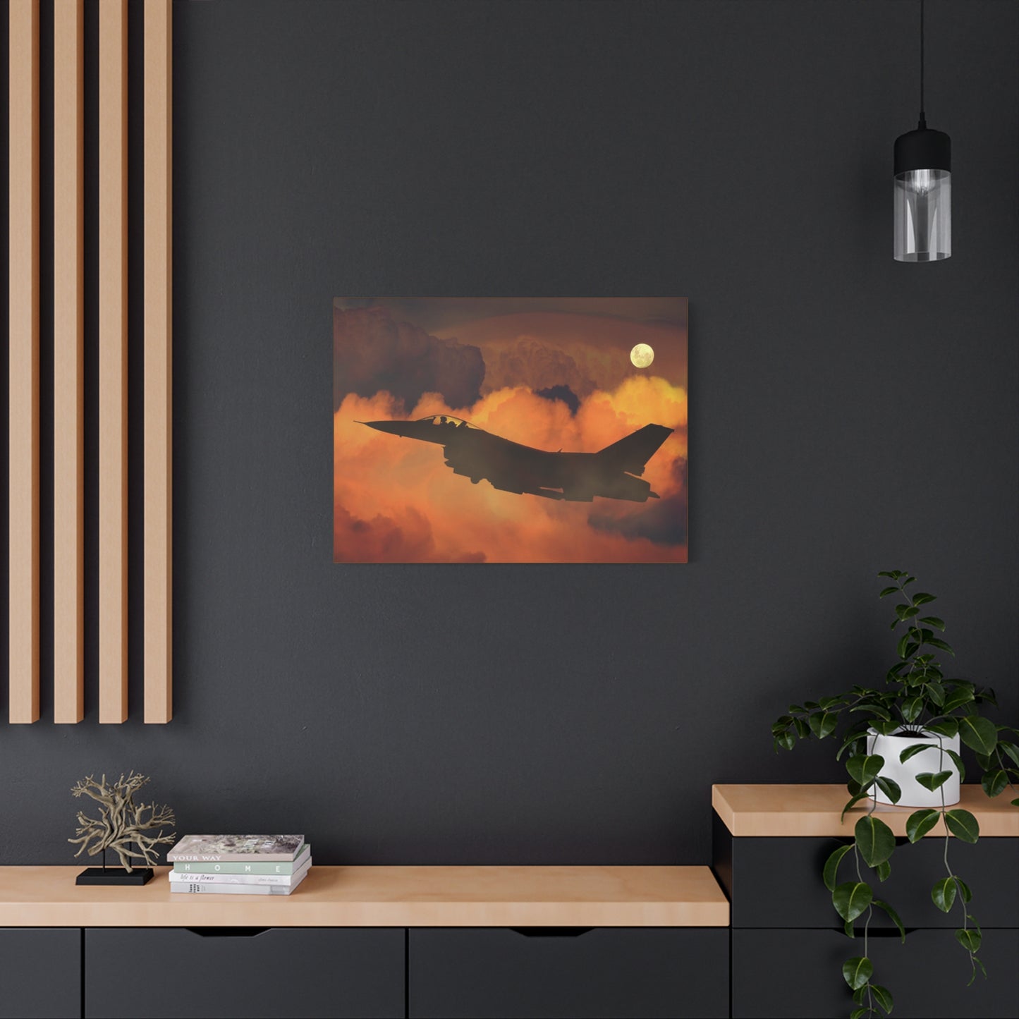 Jet Fighter Matte Canvas, Stretched, 1.25"