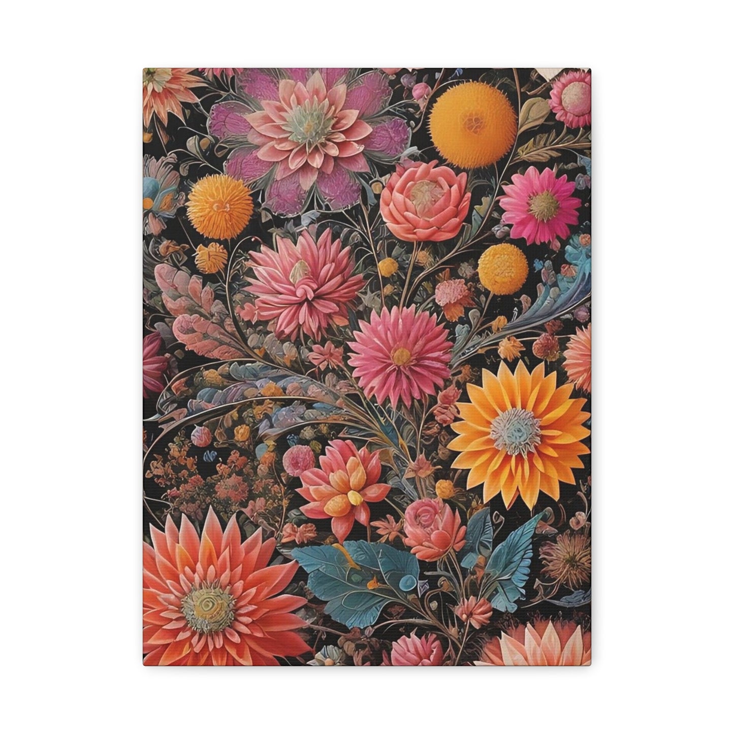 Flowers AI Gen Matte Canvas, Stretched, 1.25"