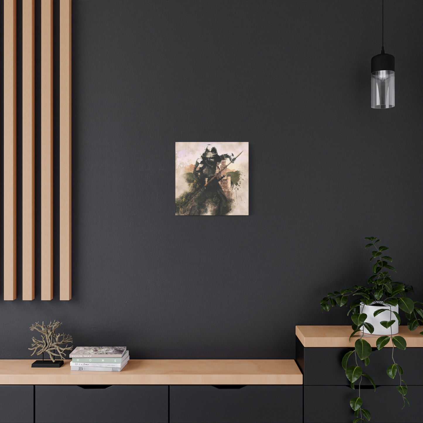 Medieval Knight Matte Canvas, Stretched, 1.25"