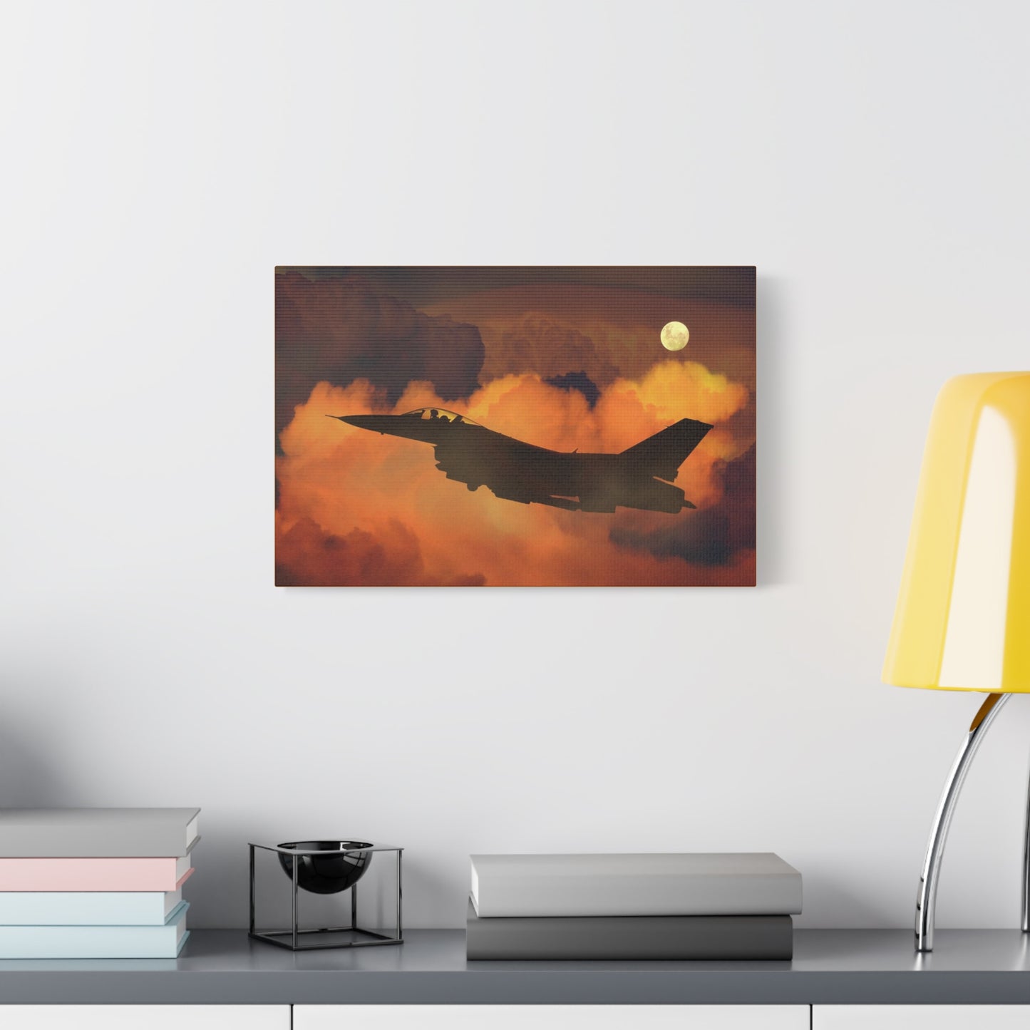 Jet Fighter Matte Canvas, Stretched, 1.25"