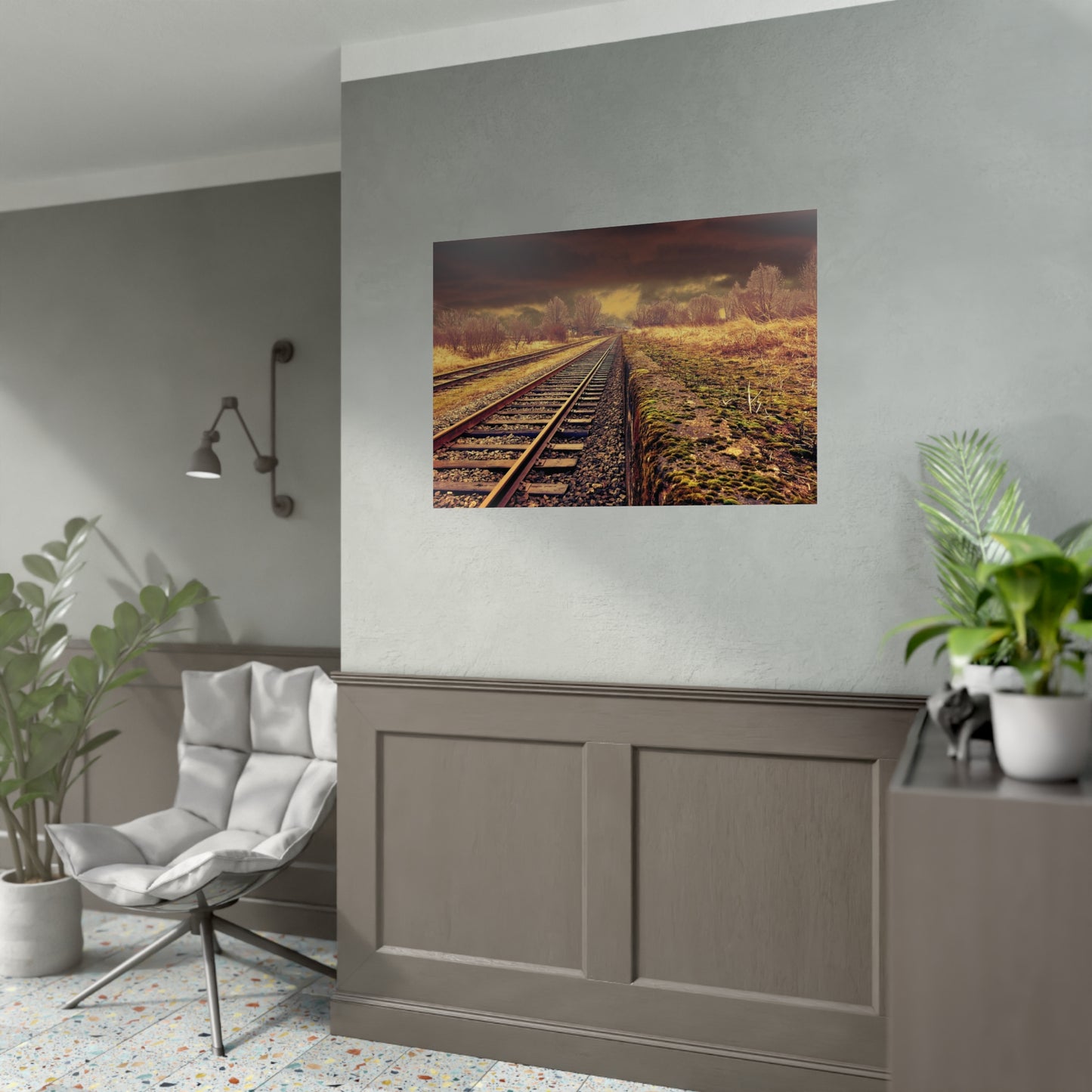 Tracks Rolled Posters