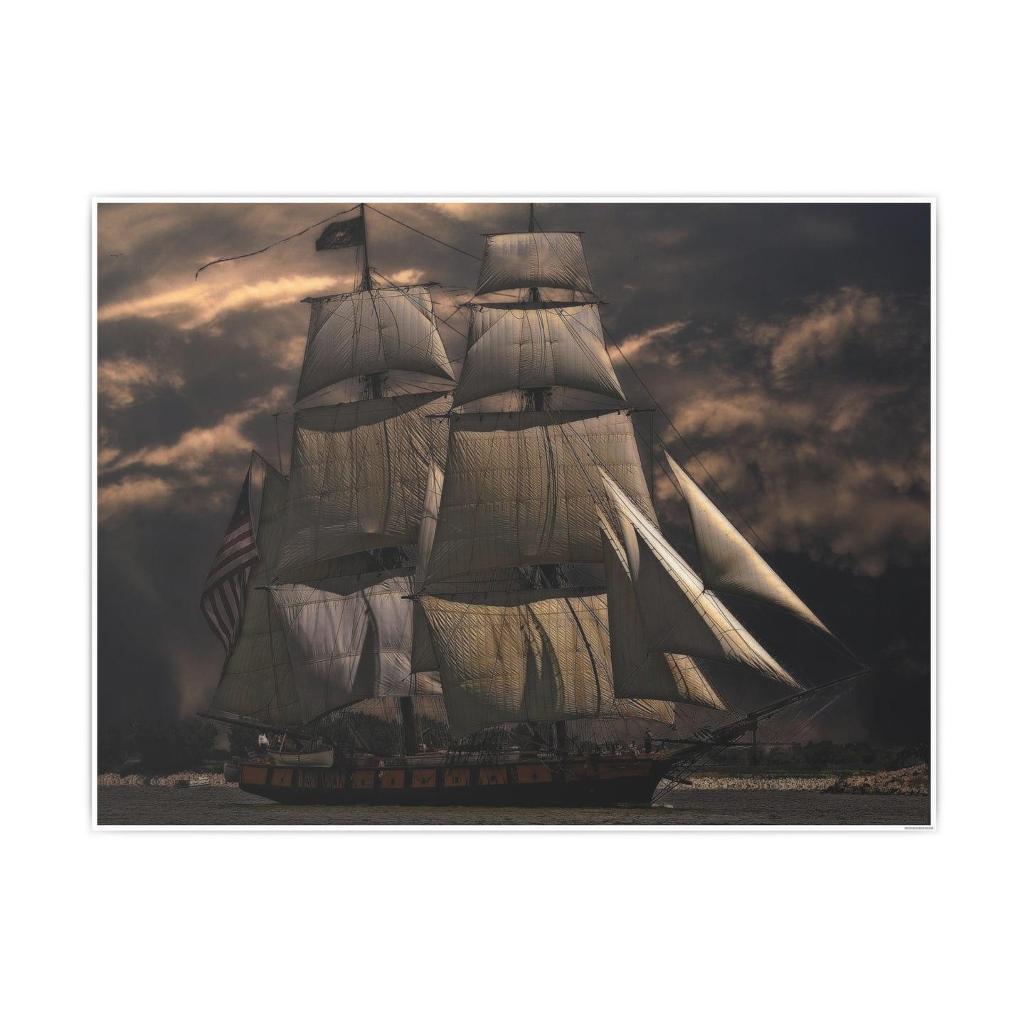 Sailing Ship Photo Art Paper Posters