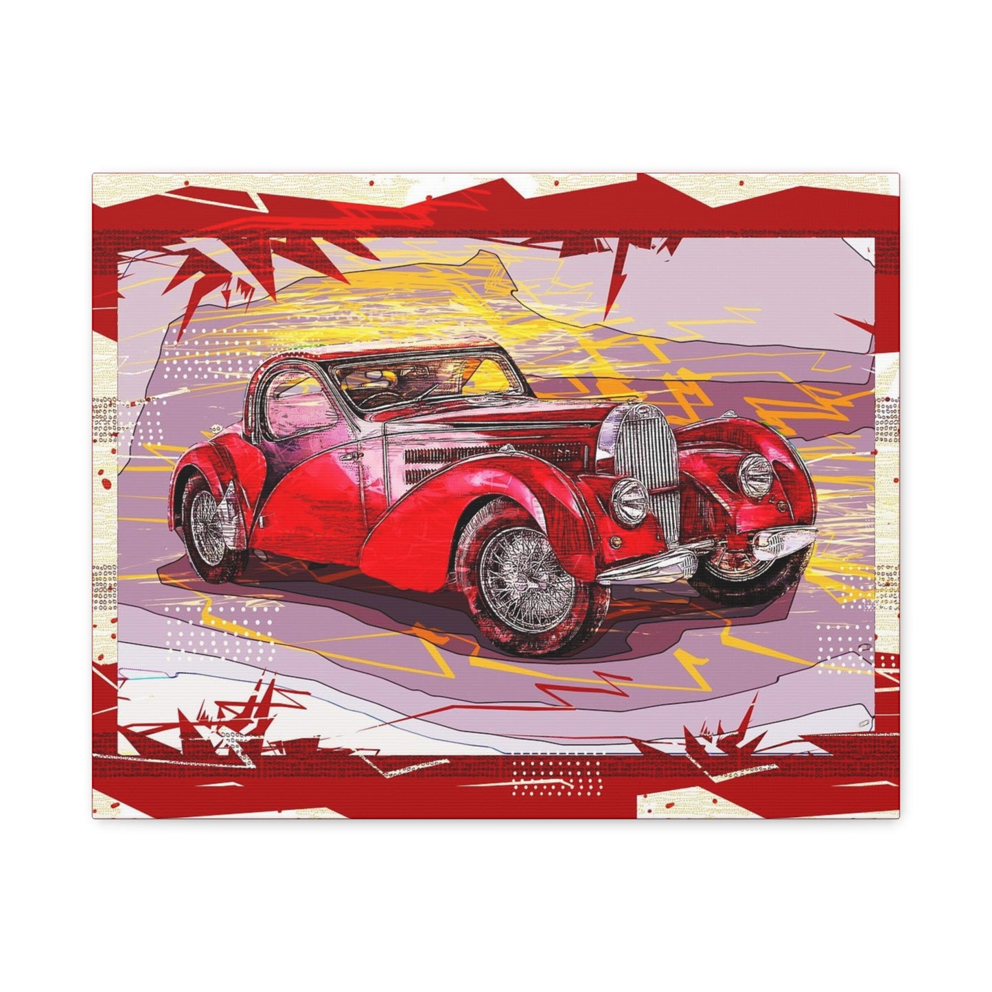 Bugatti Matte Canvas, Stretched, 1.25"